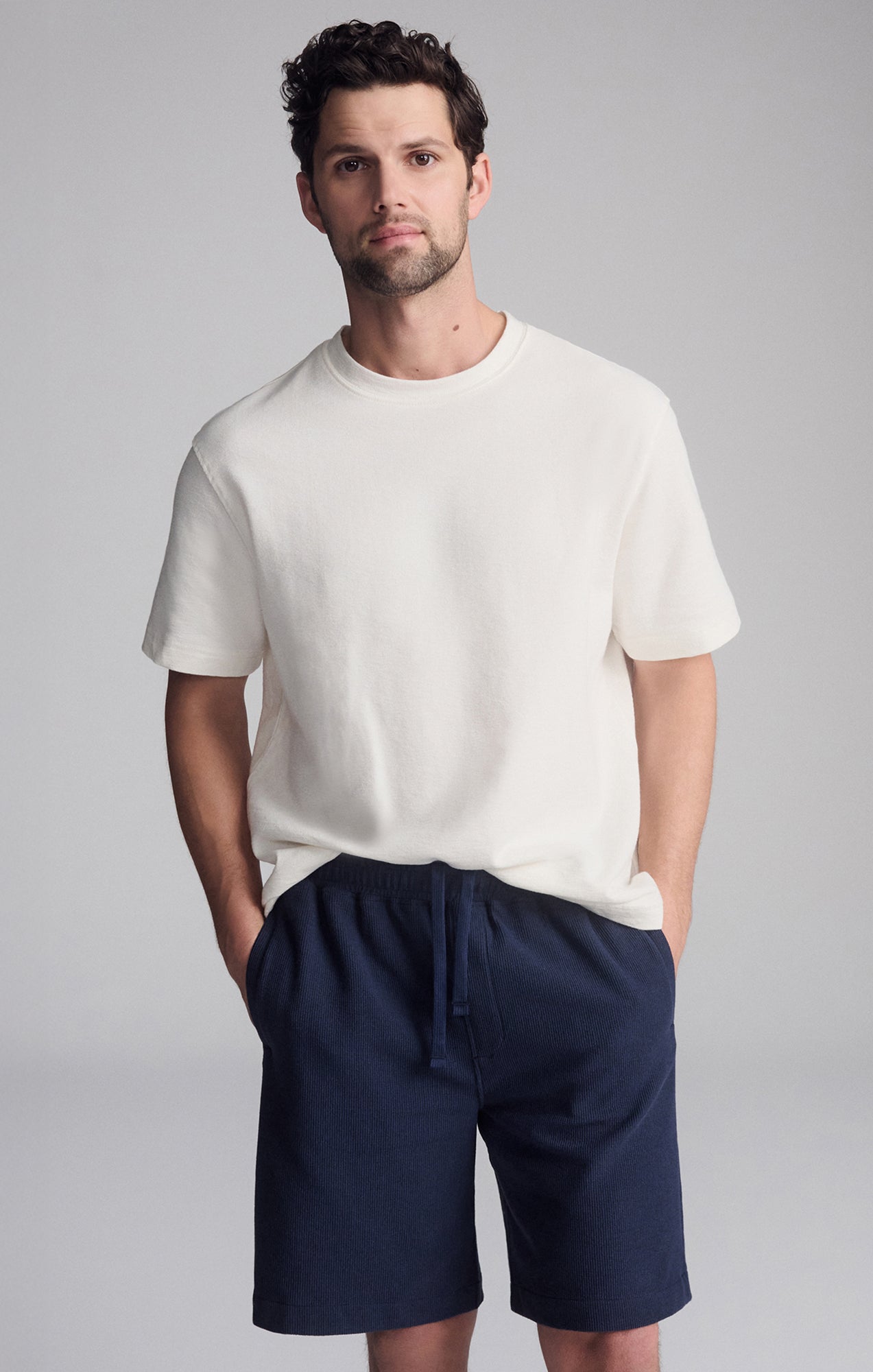DRAWSTRING SHORTS IN PEACOAT - Mavi Jeans
