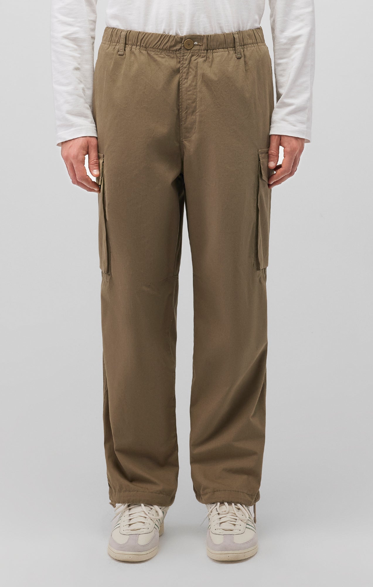 DOUBLE POCKET CARGO PANTS IN COVERT GREEN - Mavi Jeans