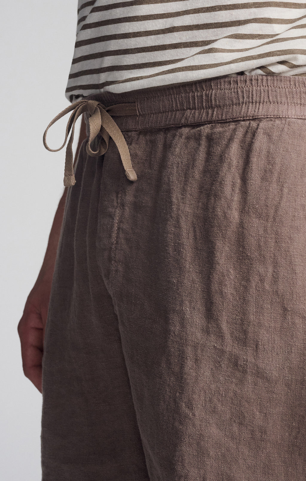 LINEN POCKET SHORTS IN BRINDLE - Mavi Jeans