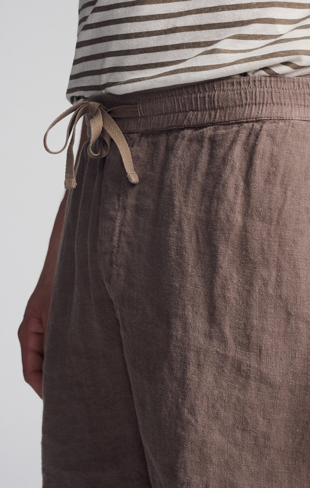 LINEN POCKET SHORTS IN BRINDLE - Mavi Jeans
