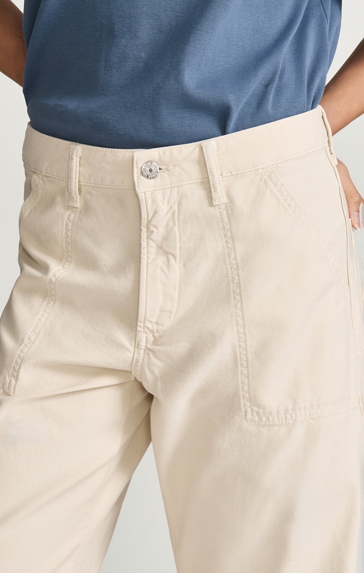 VINNIE BARREL CARGO IN SANDSHELL RIBSTOP - Mavi Jeans