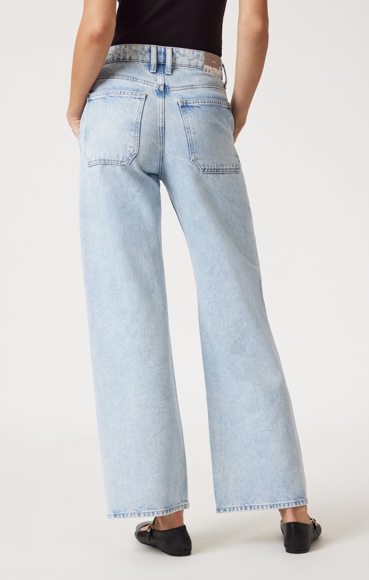 CATALINA STRAIGHT LEG UTILITY IN BLEACHED WELL BLUE - Mavi Jeans