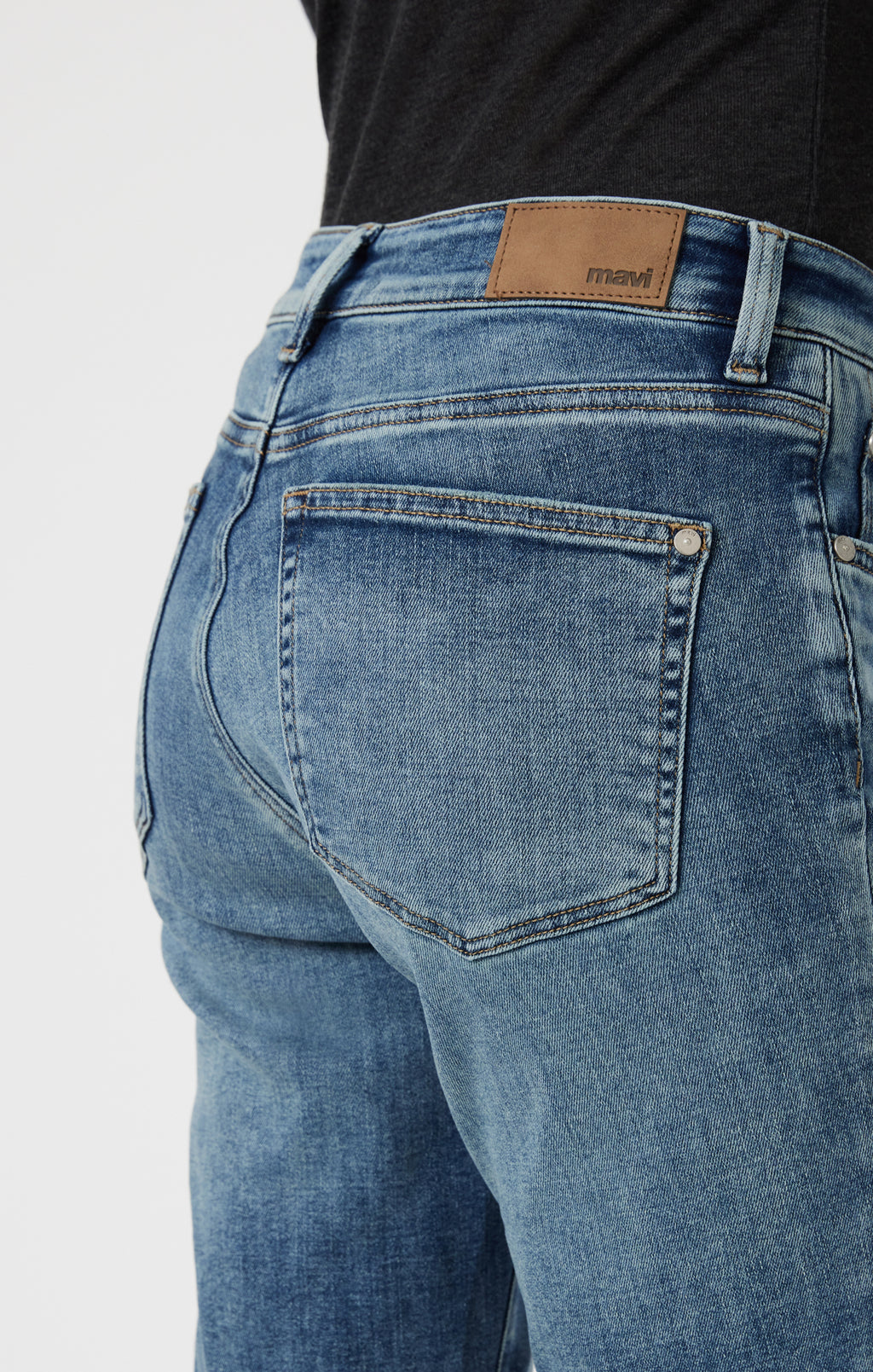 KATHLEEN SLIM BOYFRIEND IN LIGHT USED FEATHER BLUE - Mavi Jeans