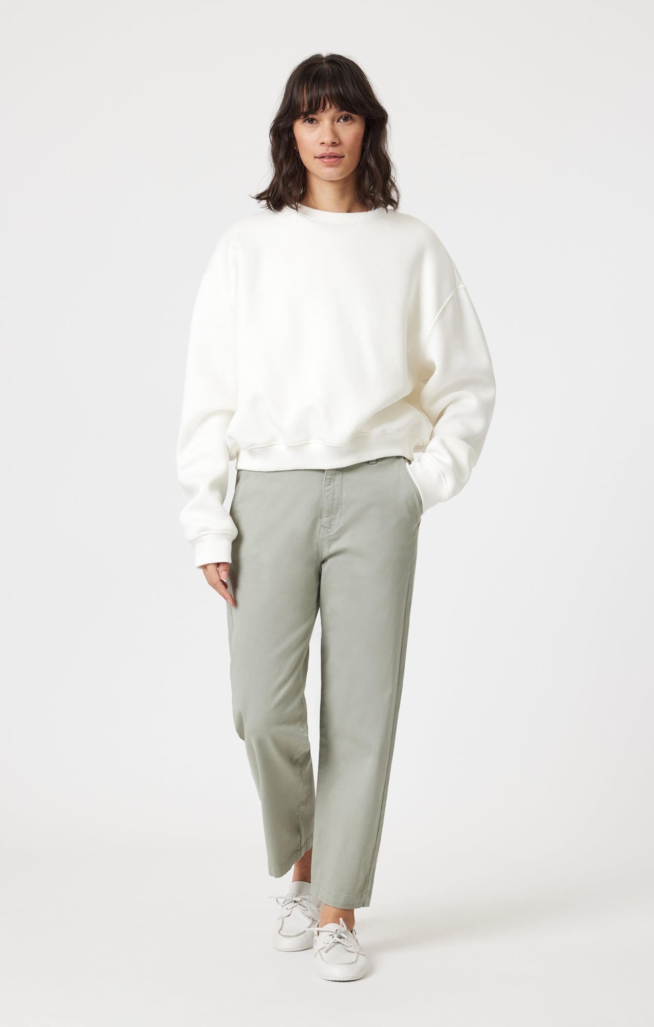 LAUREN STRAIGHT CHINO IN LINT CASUAL TWILL - Mavi Jeans