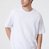 DROP SHOULDER T-SHIRT IN WHITE - Mavi Jeans