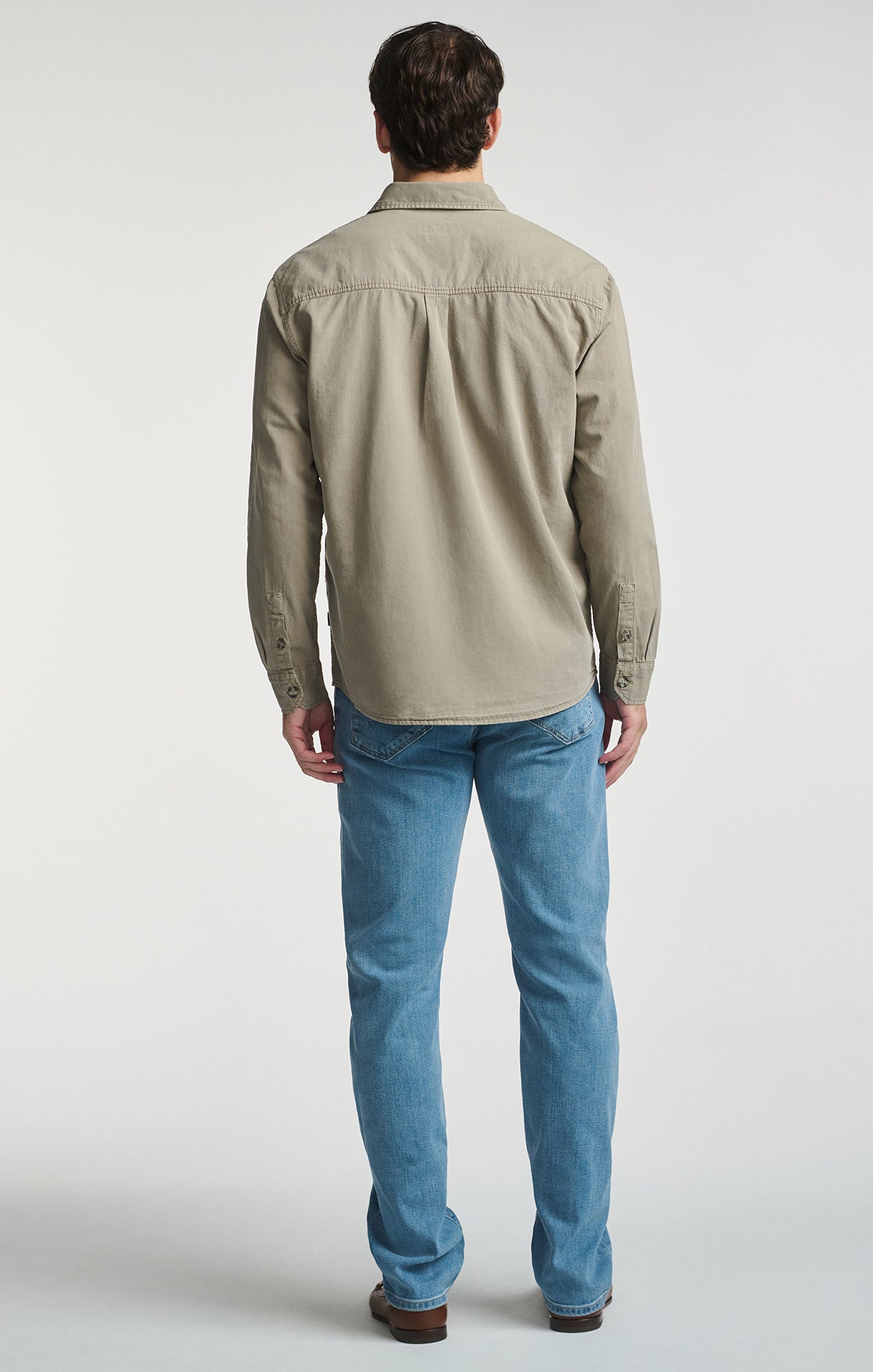 ONE POCKET BUTTON-UP SHIRT IN ROASTED CASHEW - Mavi Jeans