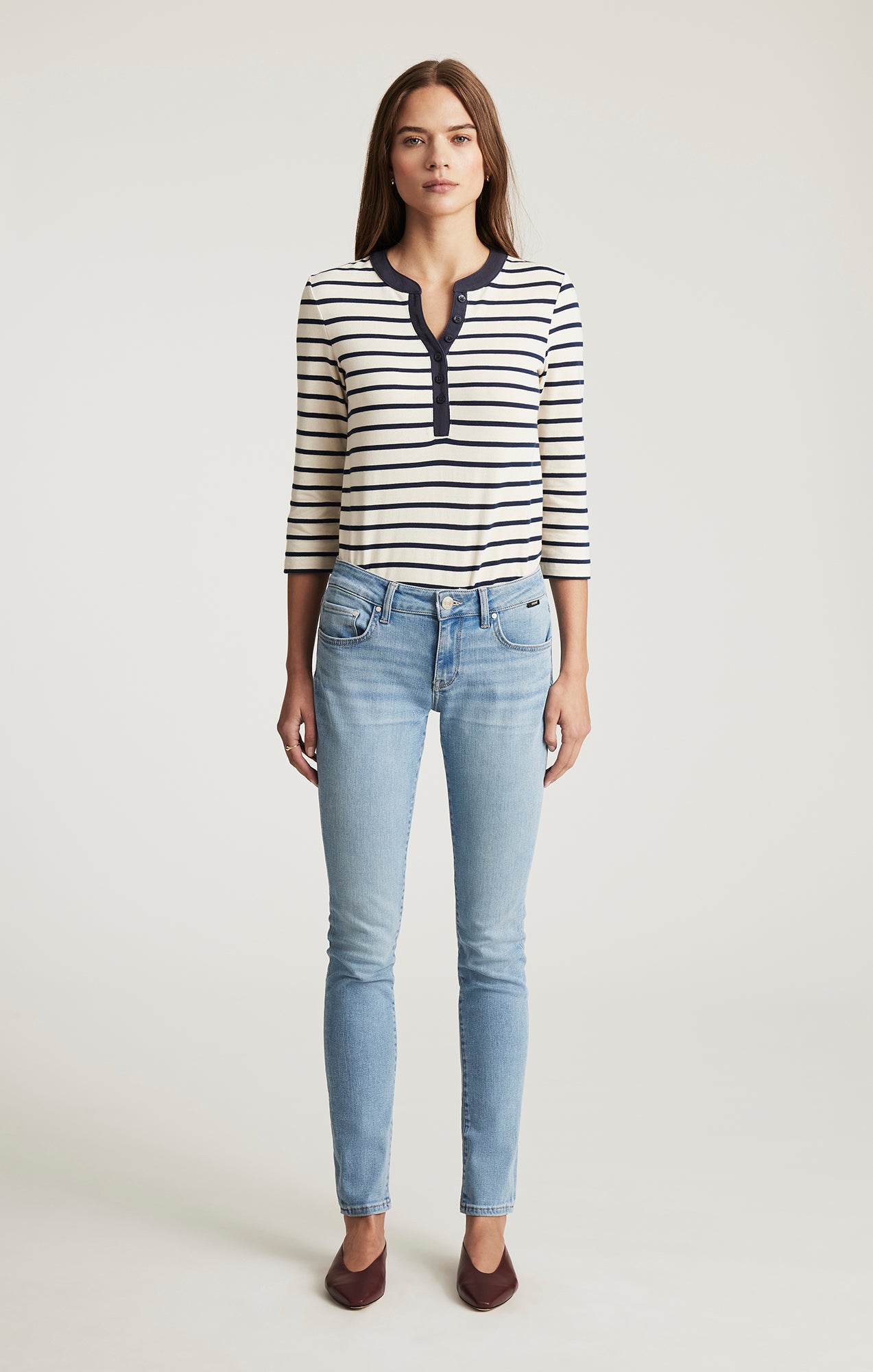 ALEXA SKINNY IN BLEACHED TRIBECA - Mavi Jeans