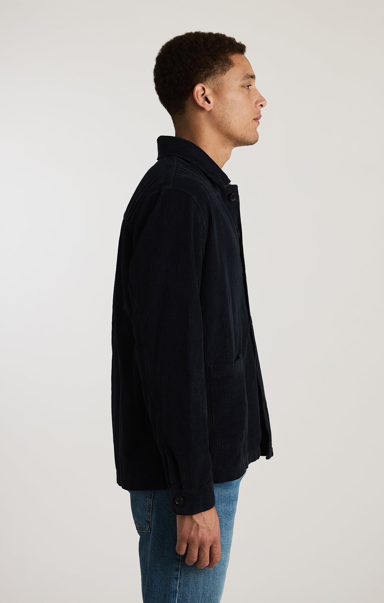 BUTTON-UP OVERSHIRT IN NAVY - Mavi Jeans