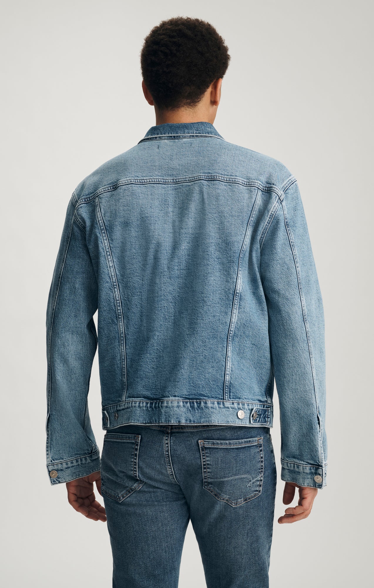PEDRO DENIM JACKET IN LIGHT CLASSIC BLUE