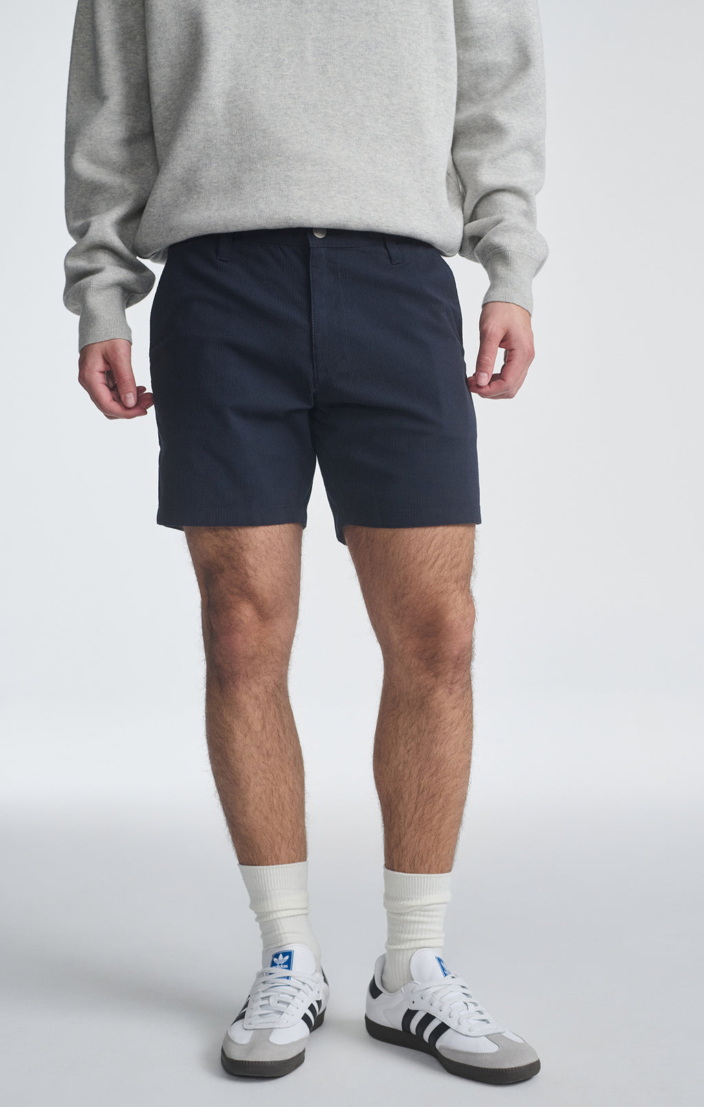 NATE SHORTS IN NAVY SEERSUCKER - Mavi Jeans