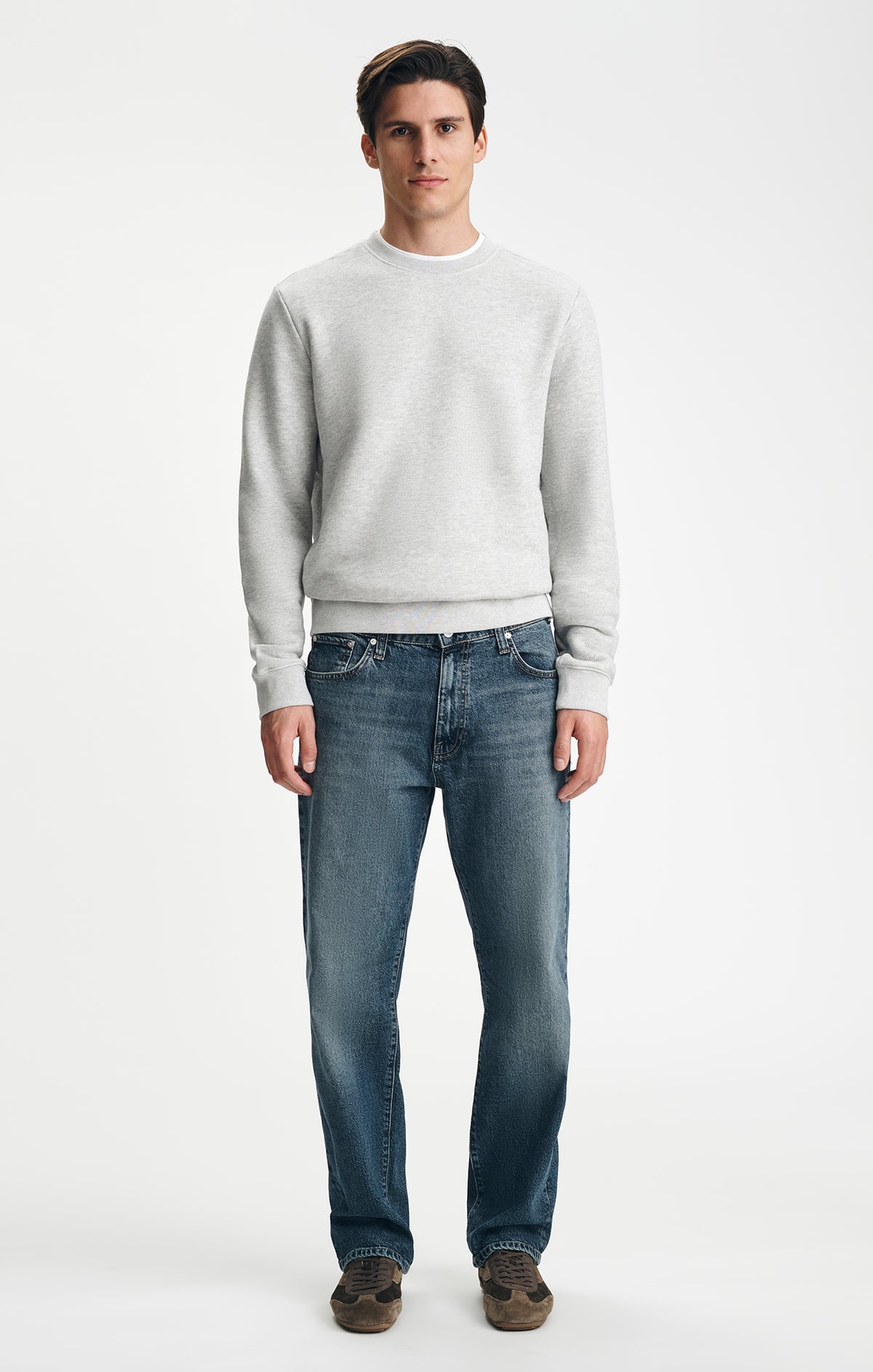 MARCEL LOOSE STRAIGHT LEG IN MID USED CLASSIC BLUE - Mavi Jeans