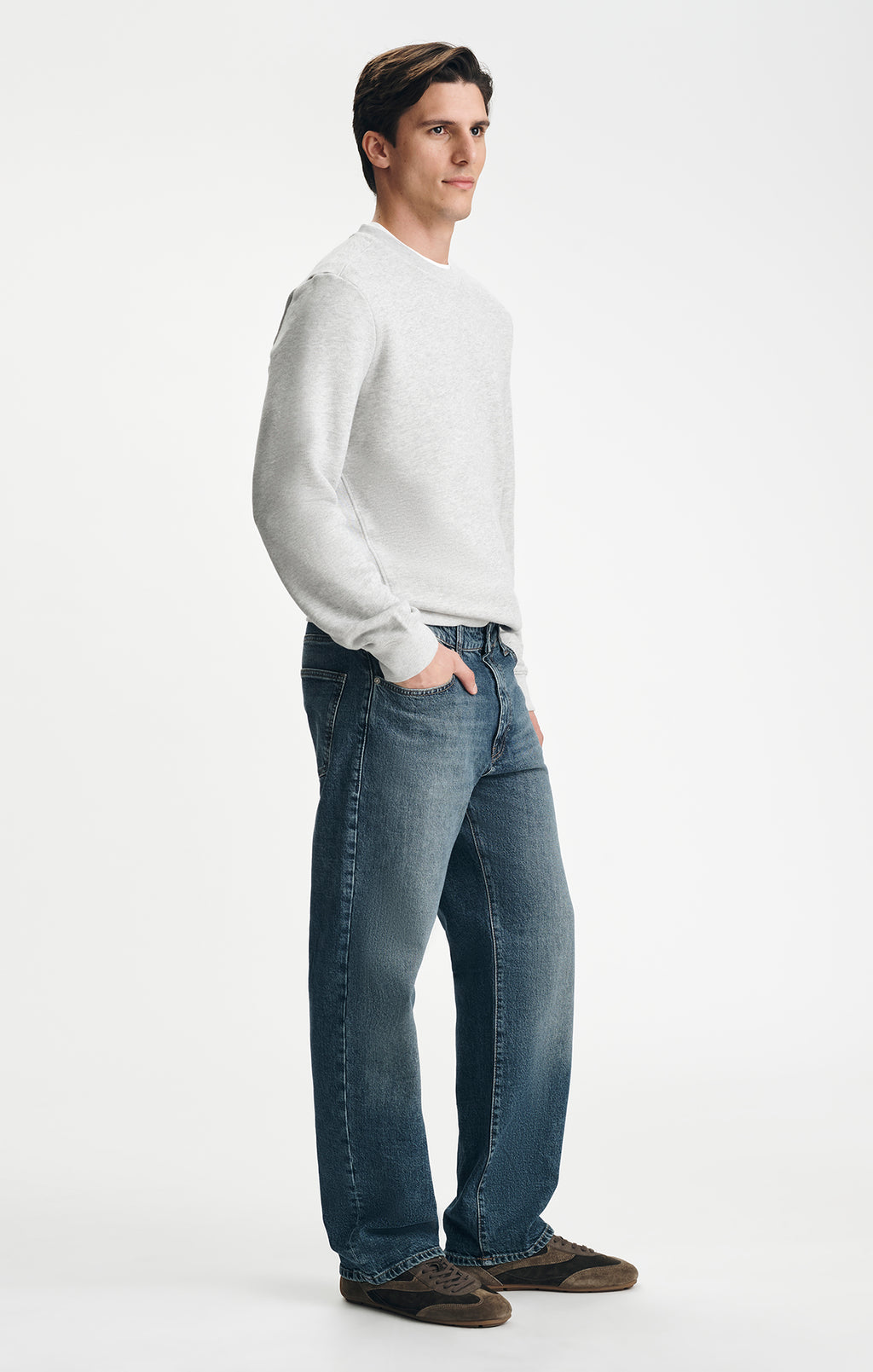 MARCEL LOOSE STRAIGHT LEG IN MID USED CLASSIC BLUE - Mavi Jeans