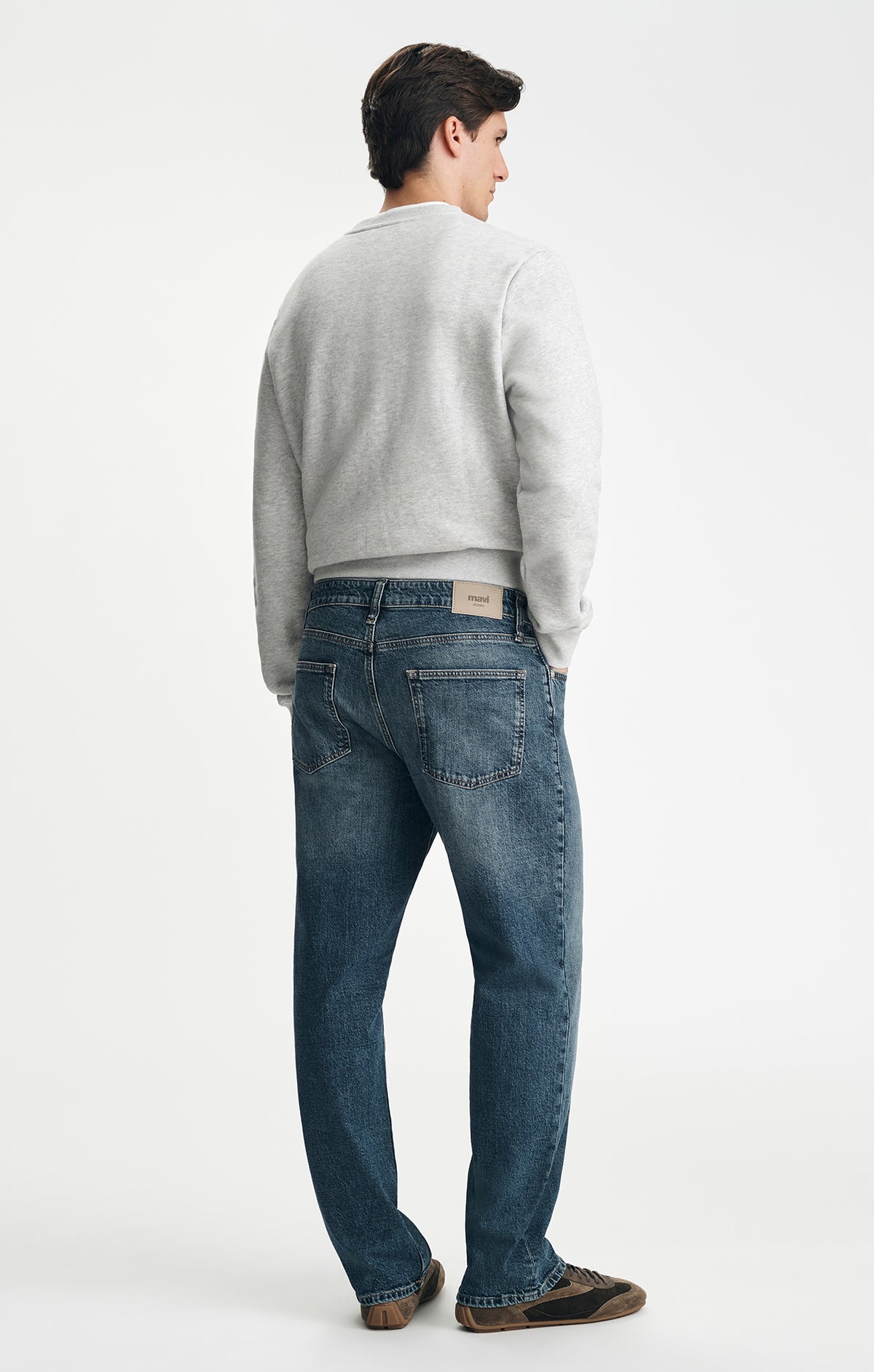 MARCEL LOOSE STRAIGHT LEG IN MID USED CLASSIC BLUE - Mavi Jeans