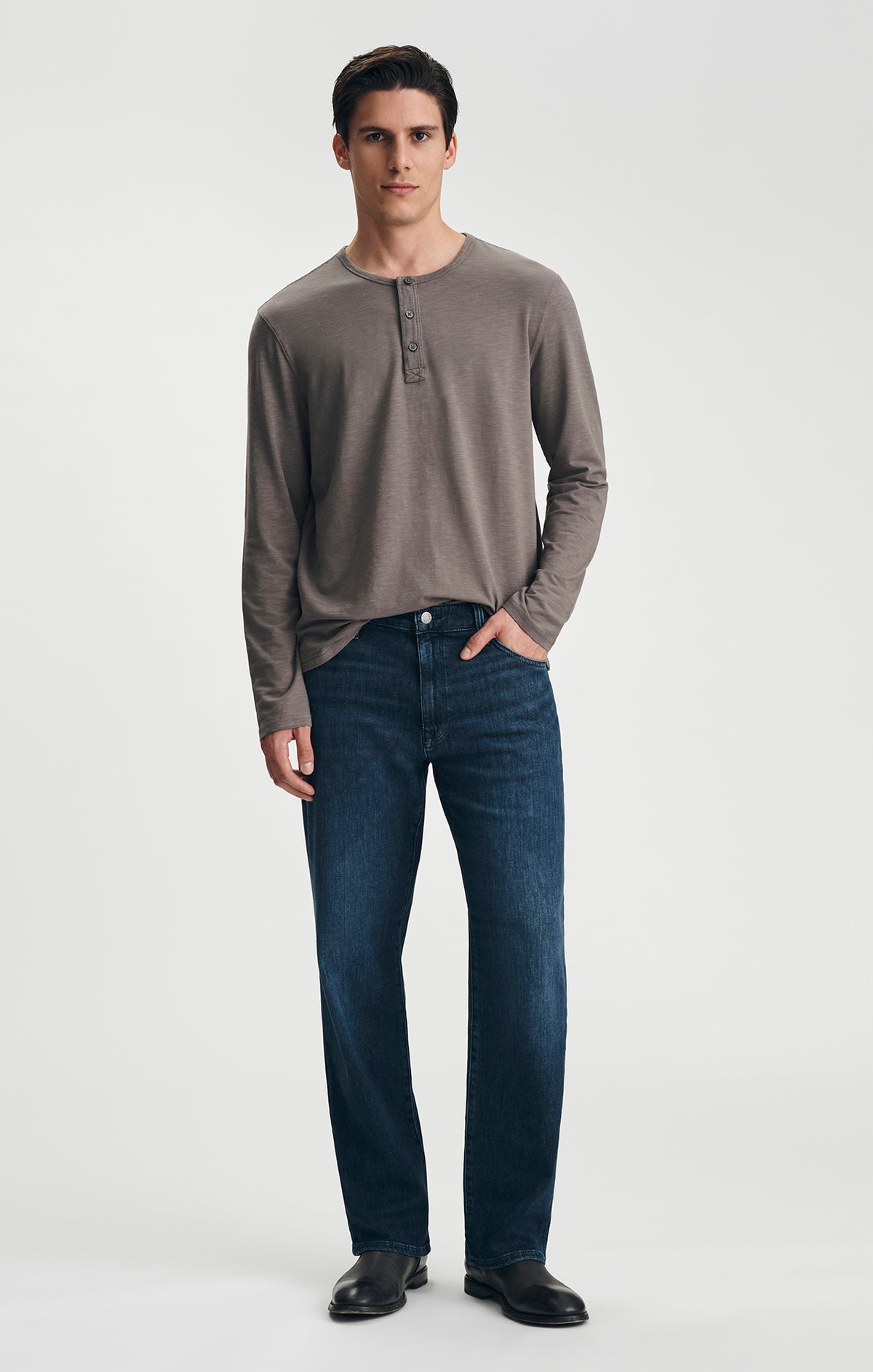 MARLON MODERN STRAIGHT LEG IN DEEP CASHMERE LITE - Mavi Jeans