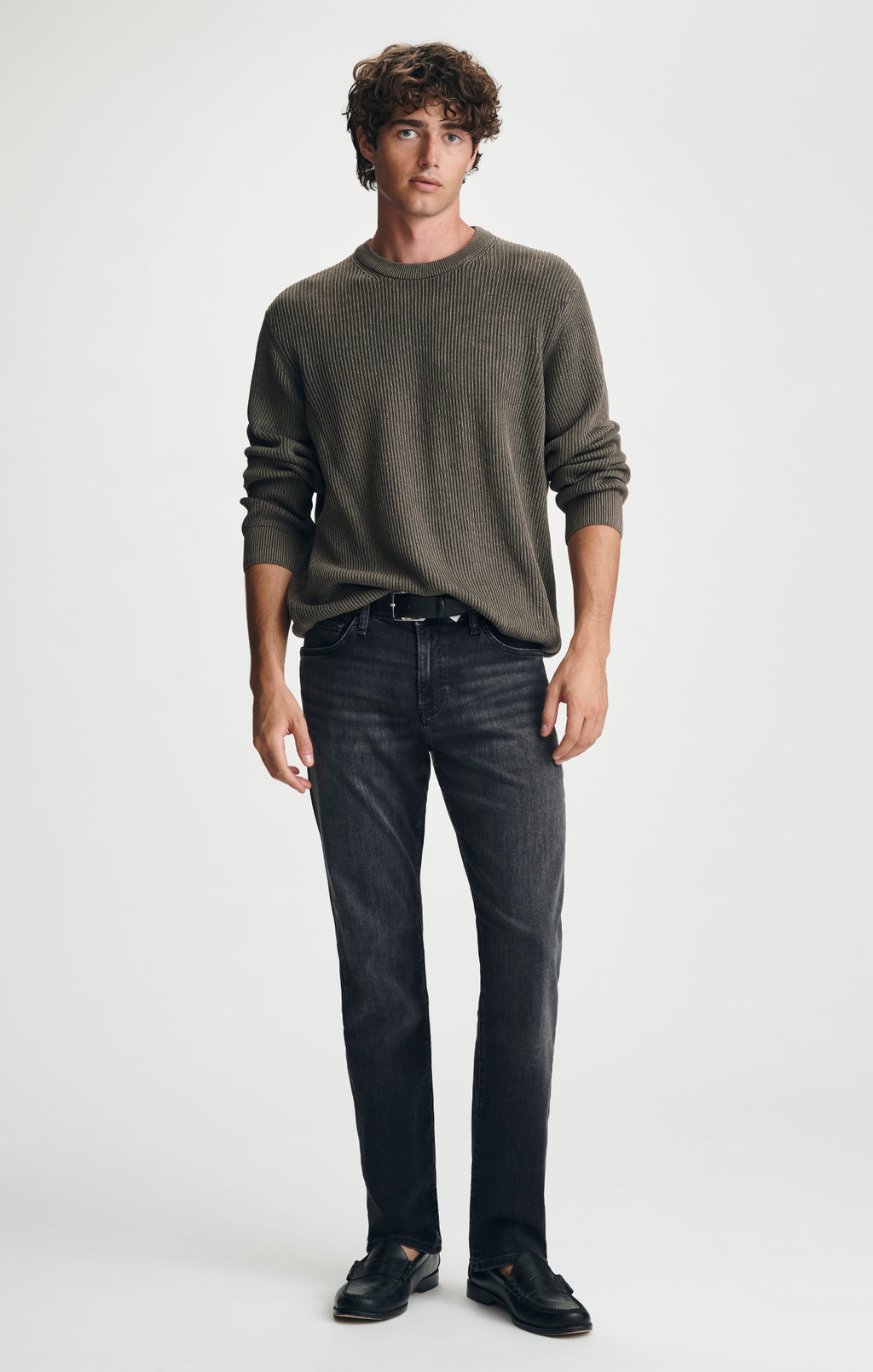 MATT RELAXED STRAIGHT LEG IN SMOKE BRUSHED FEATHER BLUE - Mavi Jeans