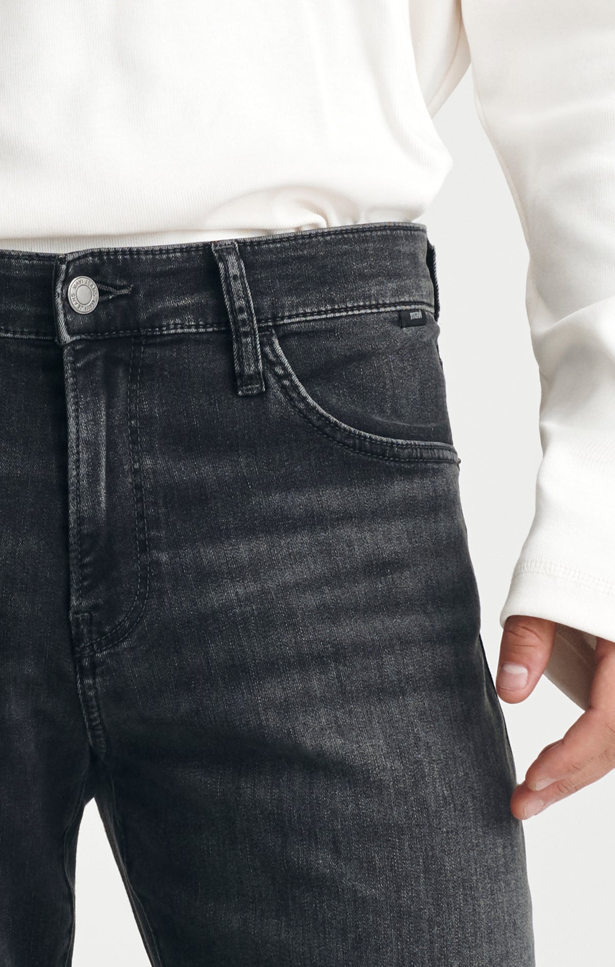 MATT RELAXED STRAIGHT LEG IN SMOKE BRUSHED FEATHER BLUE - Mavi Jeans