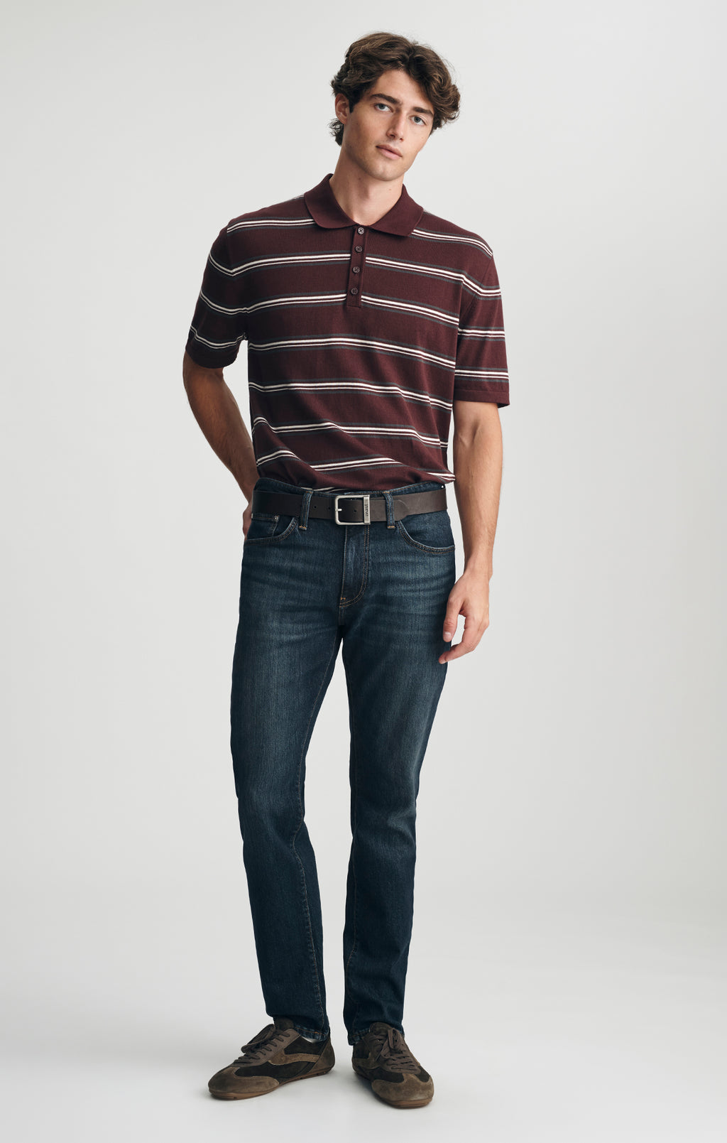 MARCUS SLIM STRAIGHT LEG IN DEEP USED CLASSIC BLUE - Mavi Jeans