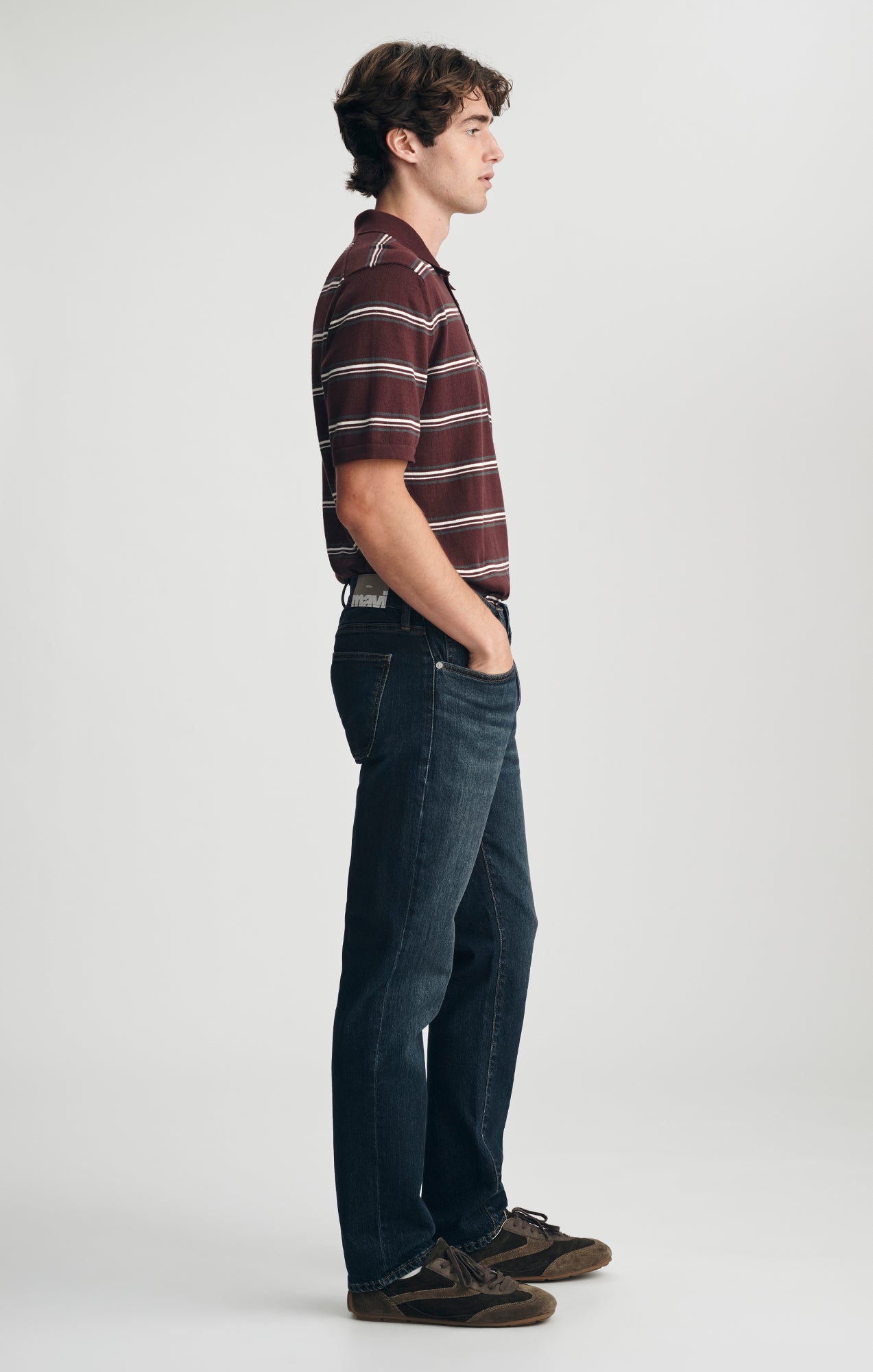 MARCUS SLIM STRAIGHT LEG IN DEEP USED CLASSIC BLUE - Mavi Jeans