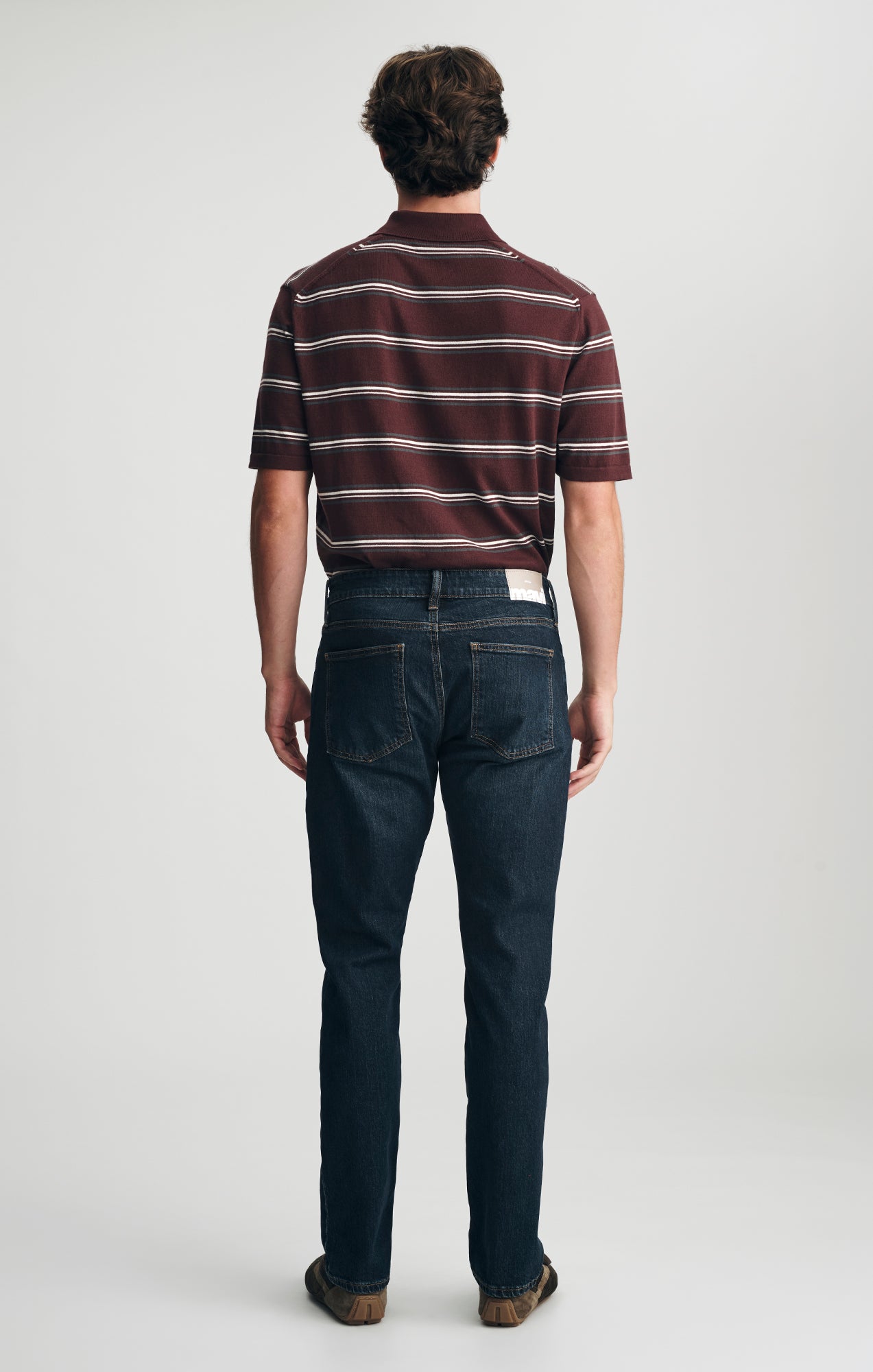 MARCUS SLIM STRAIGHT LEG IN DEEP USED CLASSIC BLUE - Mavi Jeans