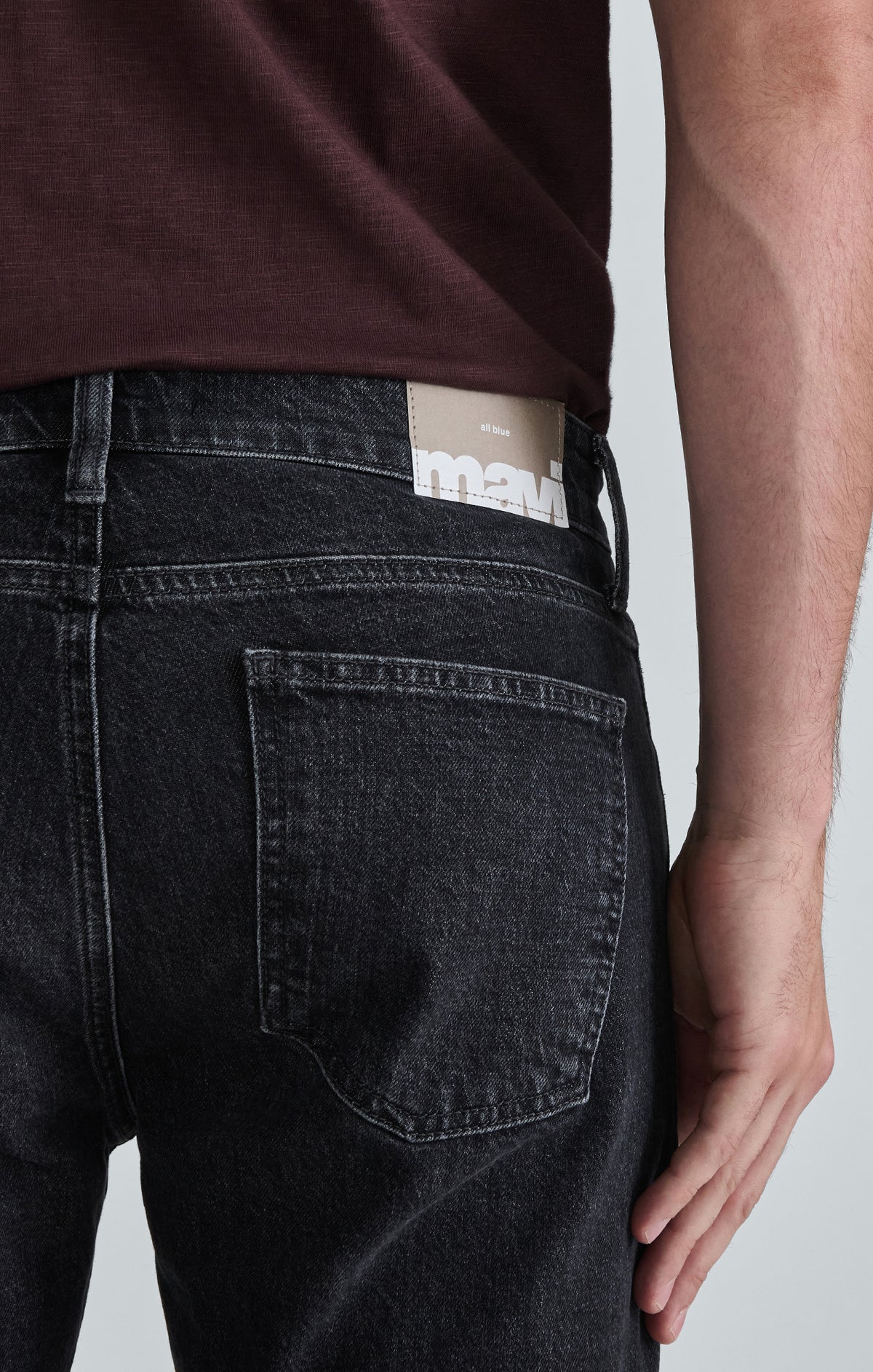 MARCUS SLIM STRAIGHT LEG IN SMOKE BRUSHED CLASSIC BLUE - Mavi Jeans