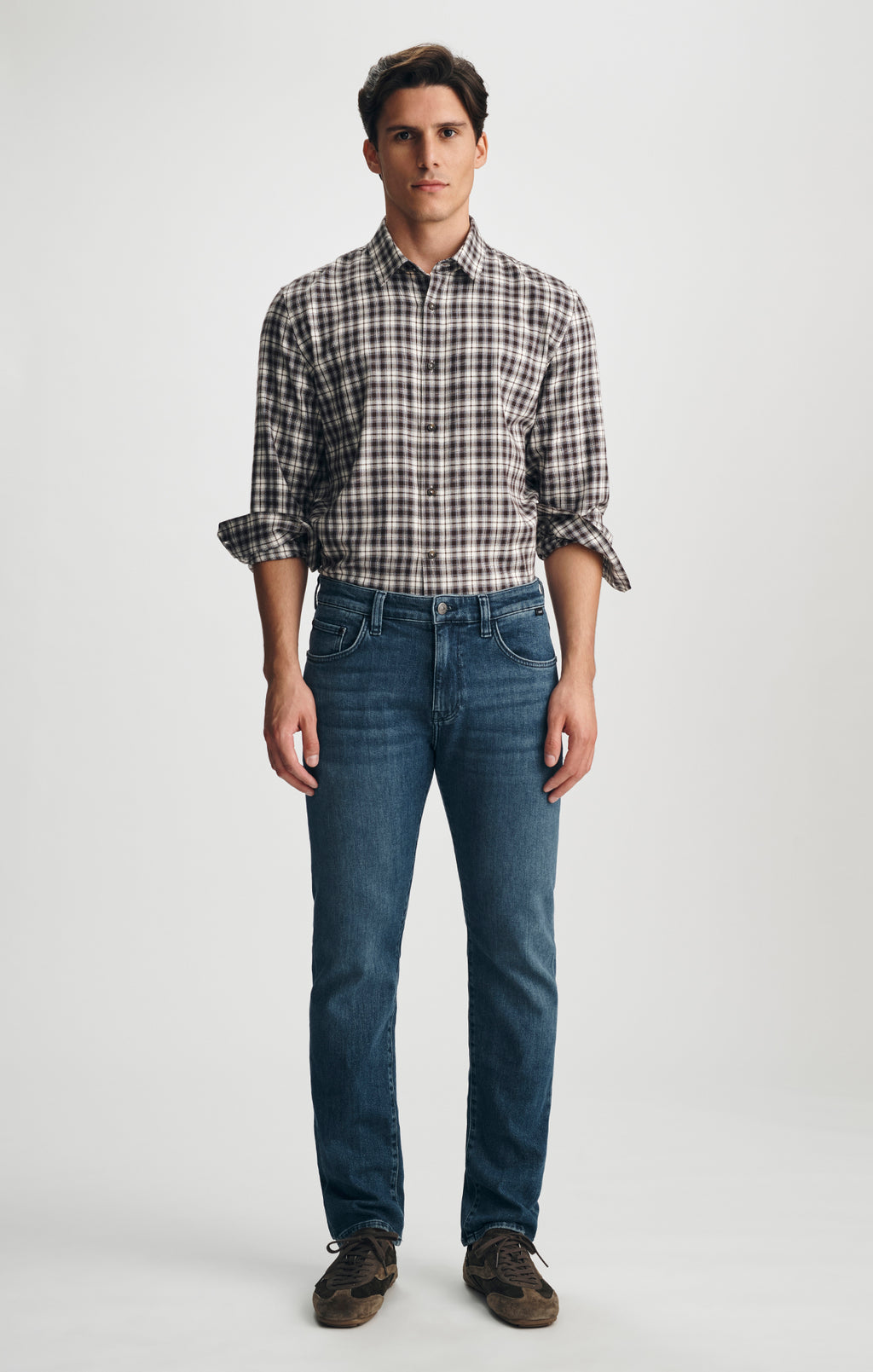 MARCUS SLIM STRAIGHT LEG IN MID FEATHER - Mavi Jeans