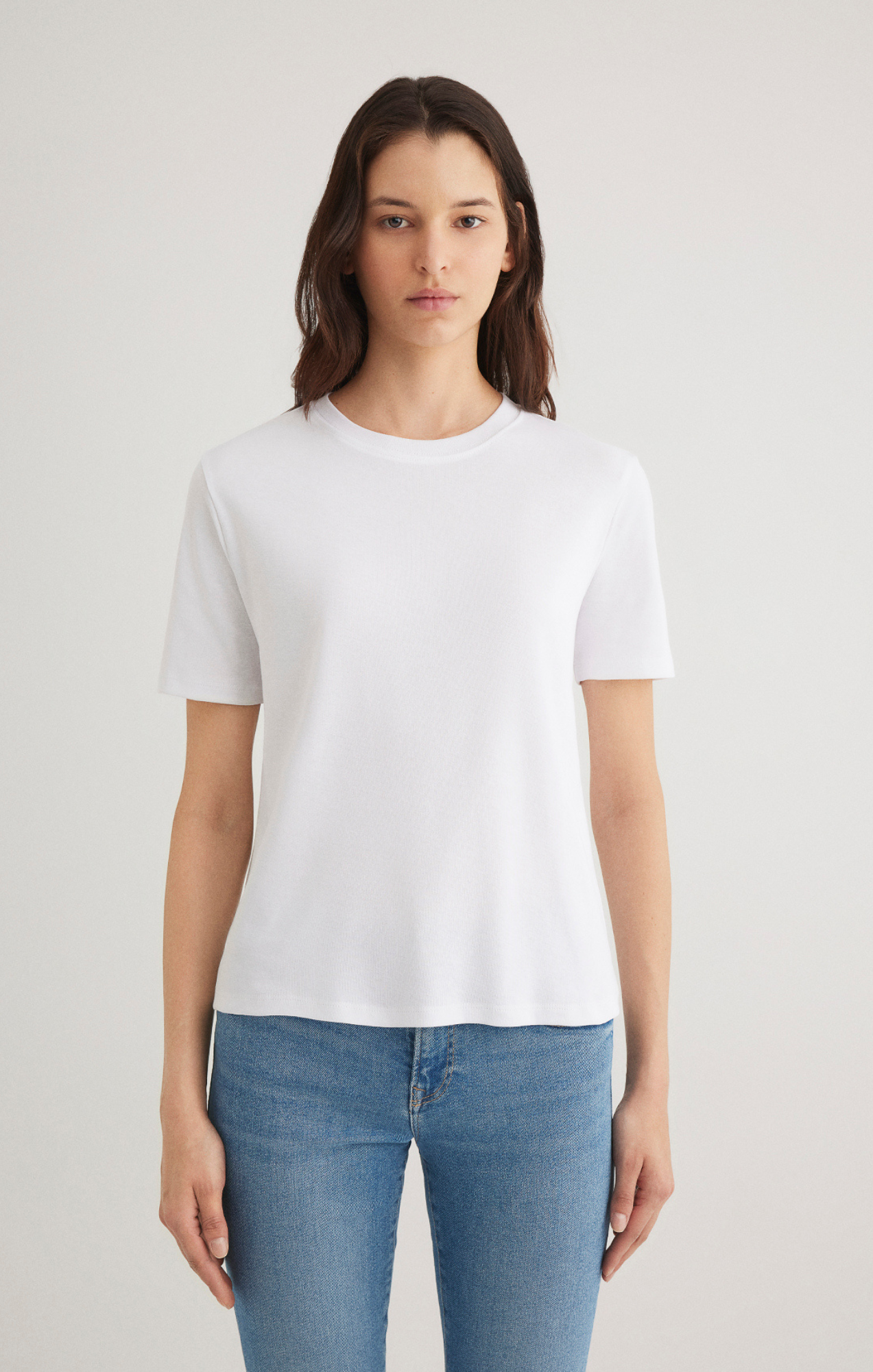 Mavi White Denim Short Sleeve Shirt Mavi Women's Casual Short