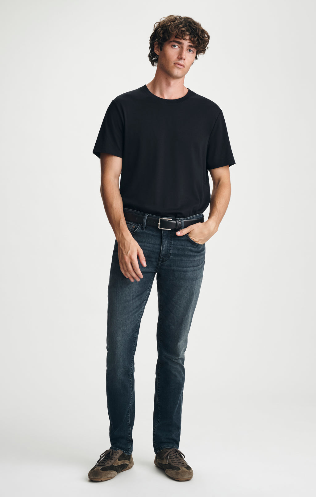 JAKE SLIM LEG IN DARK USED ORGANIC VINTAGE - Mavi Jeans