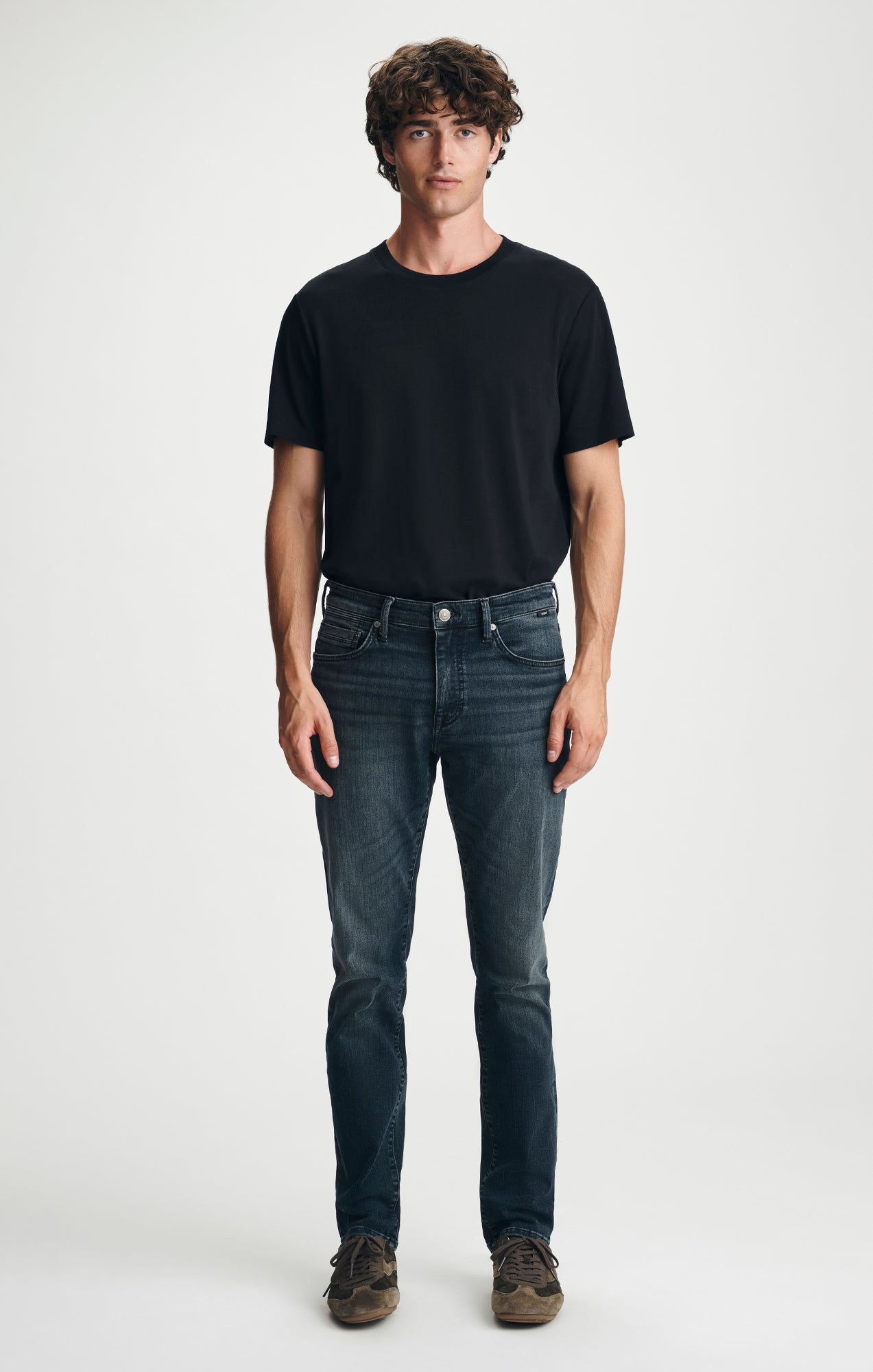 JAKE SLIM LEG IN DARK USED ORGANIC VINTAGE - Mavi Jeans