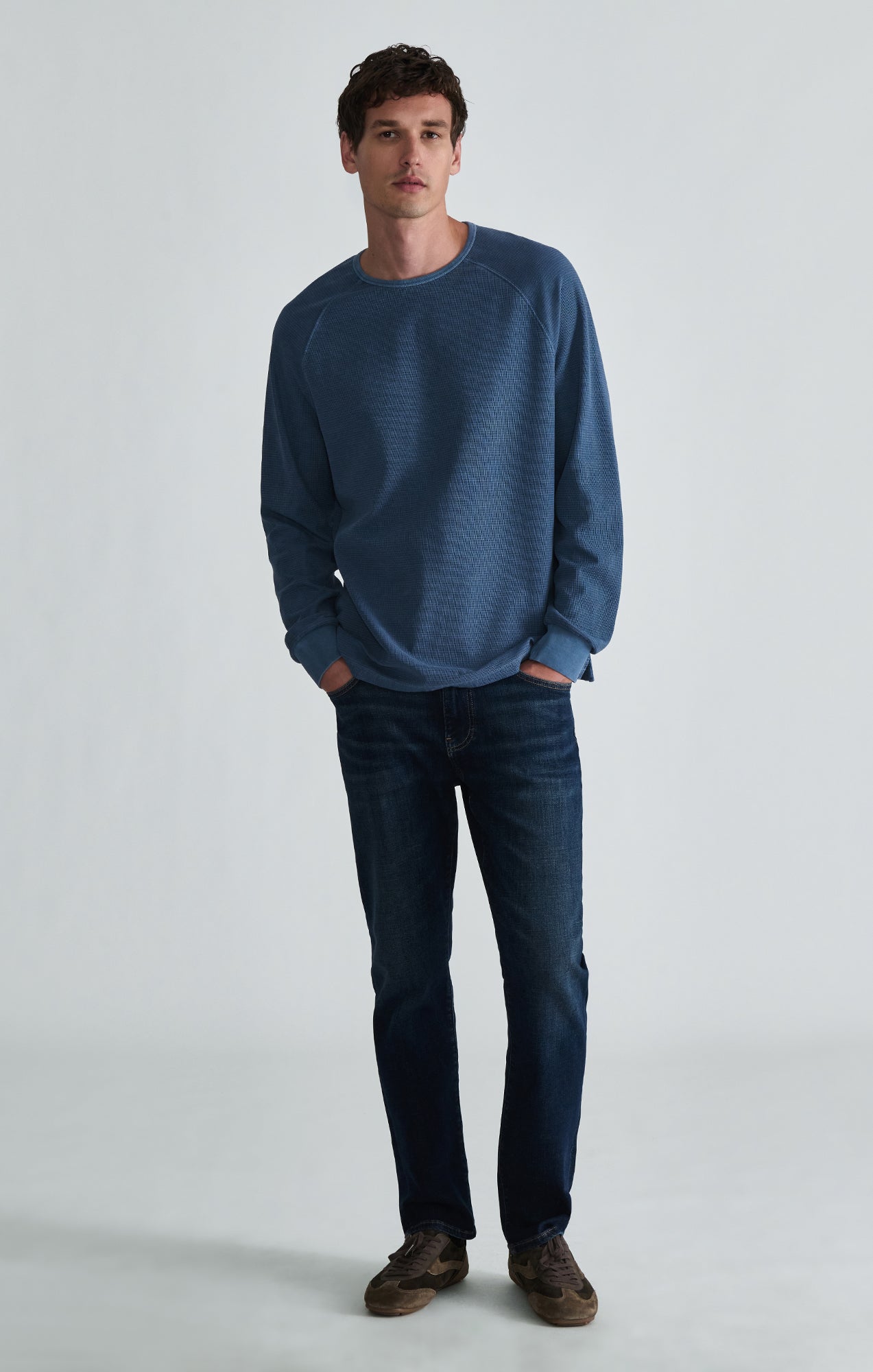 ZACH STRAIGHT LEG IN DEEP BRUSHED CLASSIC VINTAGE - Mavi Jeans