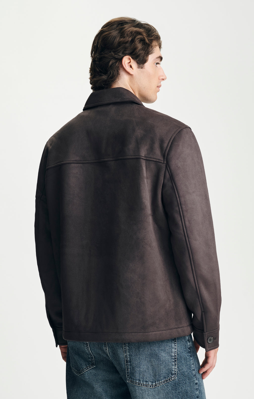 SHIRT JACKET IN ESPRESSO - Mavi Jeans