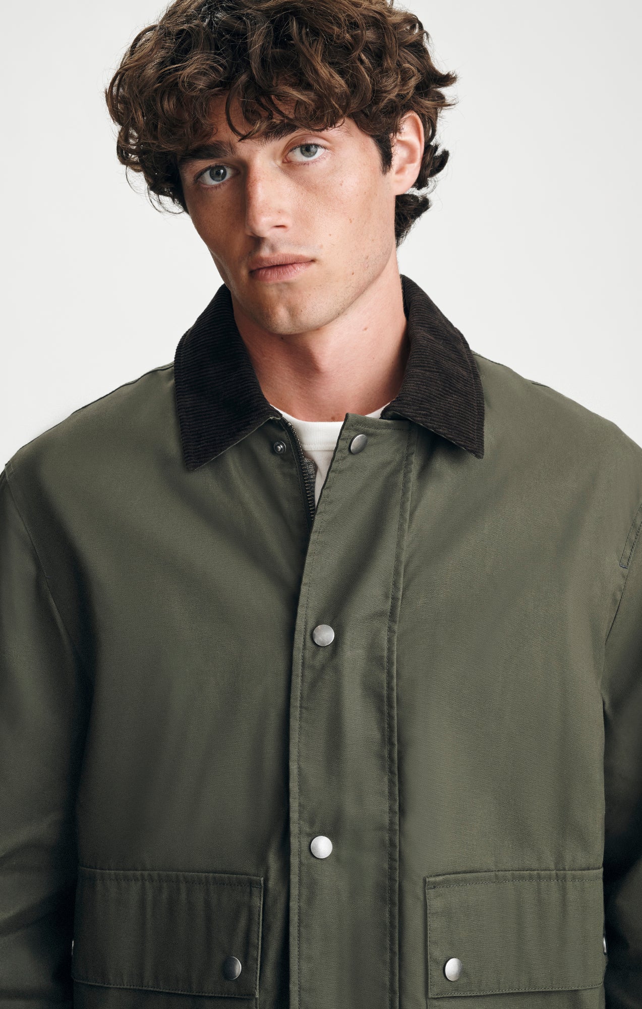 CHORE JACKET IN FOREST NIGHT - Mavi Jeans
