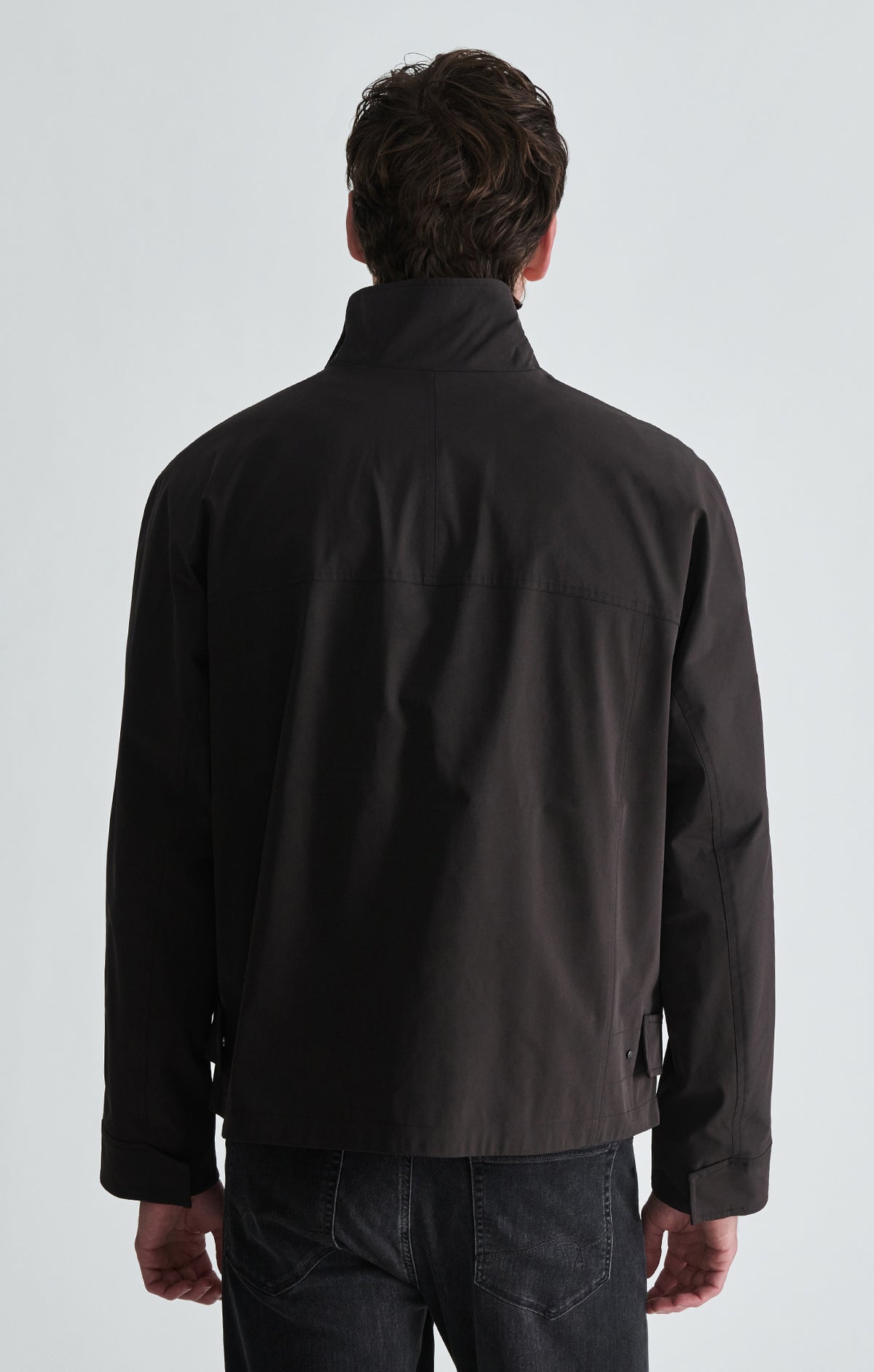FUNNEL NECK BOMBER JACKET IN ESPRESSO - Mavi Jeans