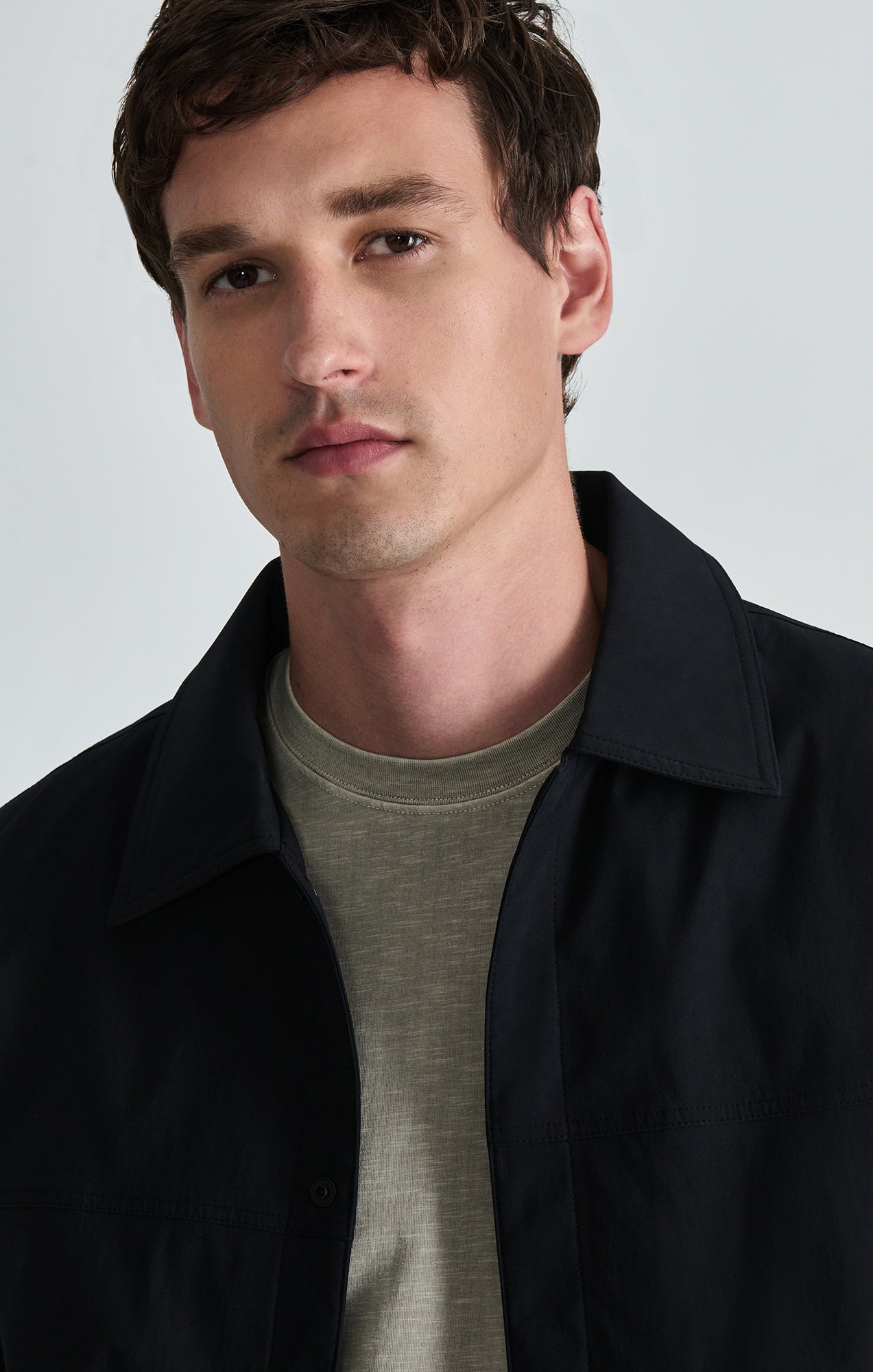 ZIP JACKET IN ANTHRACITE - Mavi Jeans
