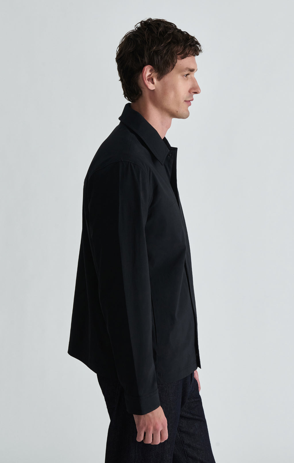 ZIP JACKET IN ANTHRACITE - Mavi Jeans