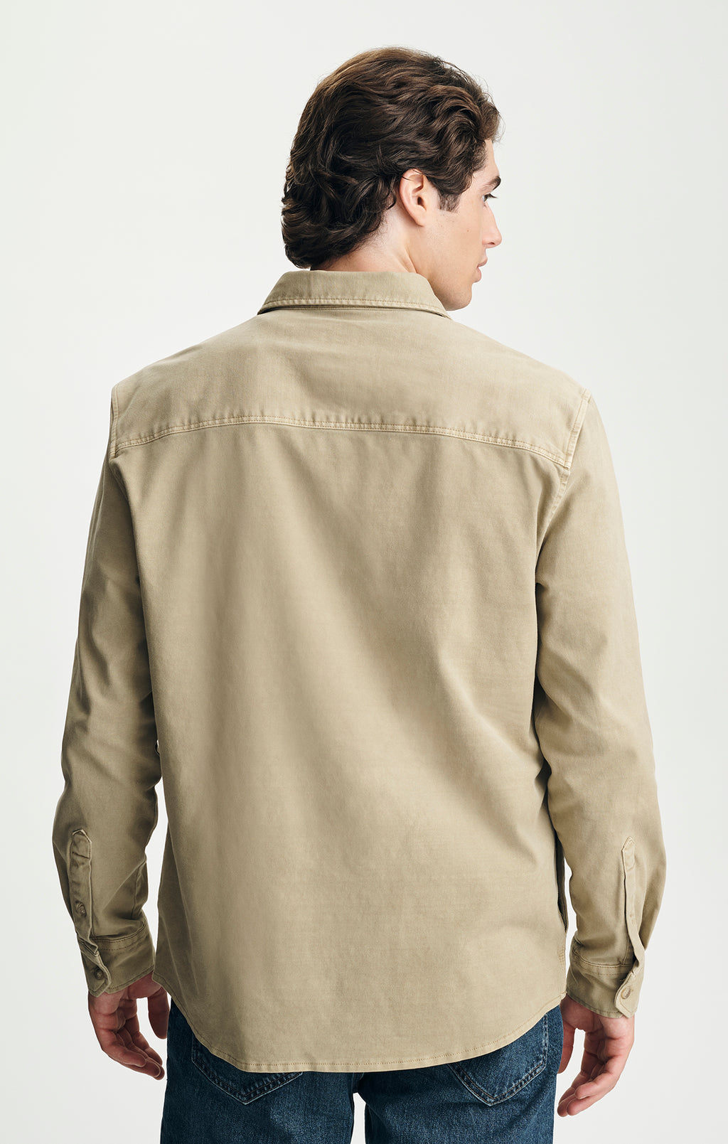 DOUBLE POCKET OVERSHIRT IN TWILL - Mavi Jeans