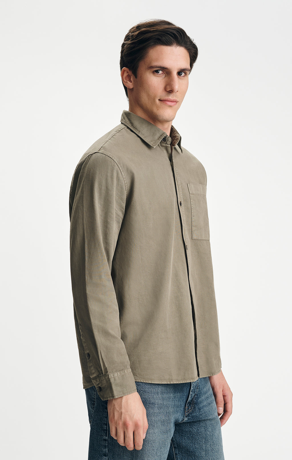 BUTTON-UP SHIRT IN BUNGEE CORD - Mavi Jeans