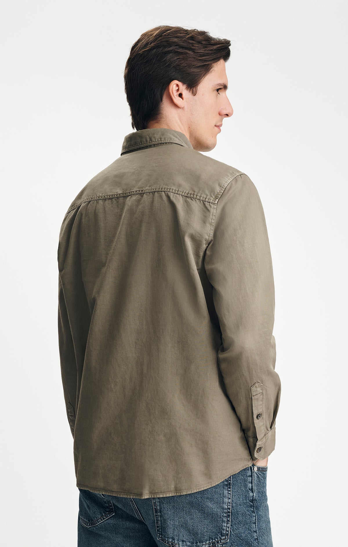 BUTTON-UP SHIRT IN BUNGEE CORD - Mavi Jeans