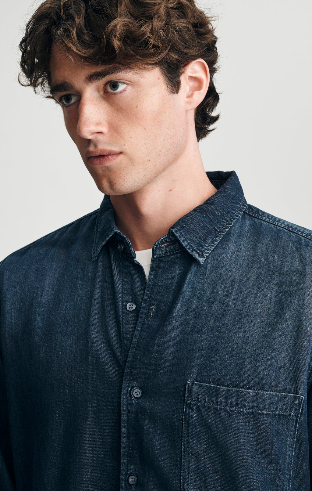 BILL DENIM SHIRT IN DEEP BRUSHED AIR-LITE - Mavi Jeans