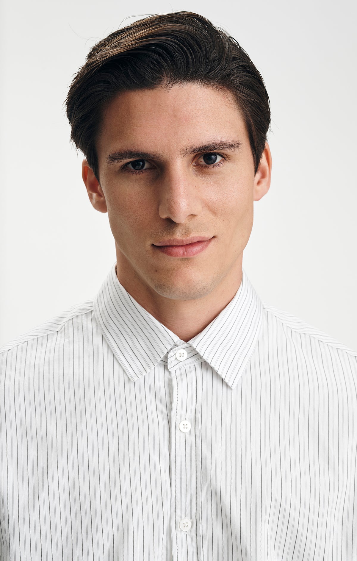 BUTTON-UP SHIRT IN WHITE BASE UNEXPLORED STRIPE - Mavi Jeans