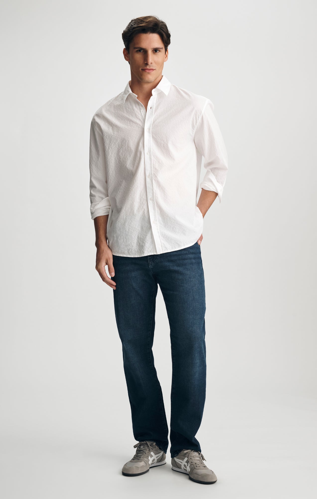BUTTON-UP SHIRT IN WHITE - Mavi Jeans