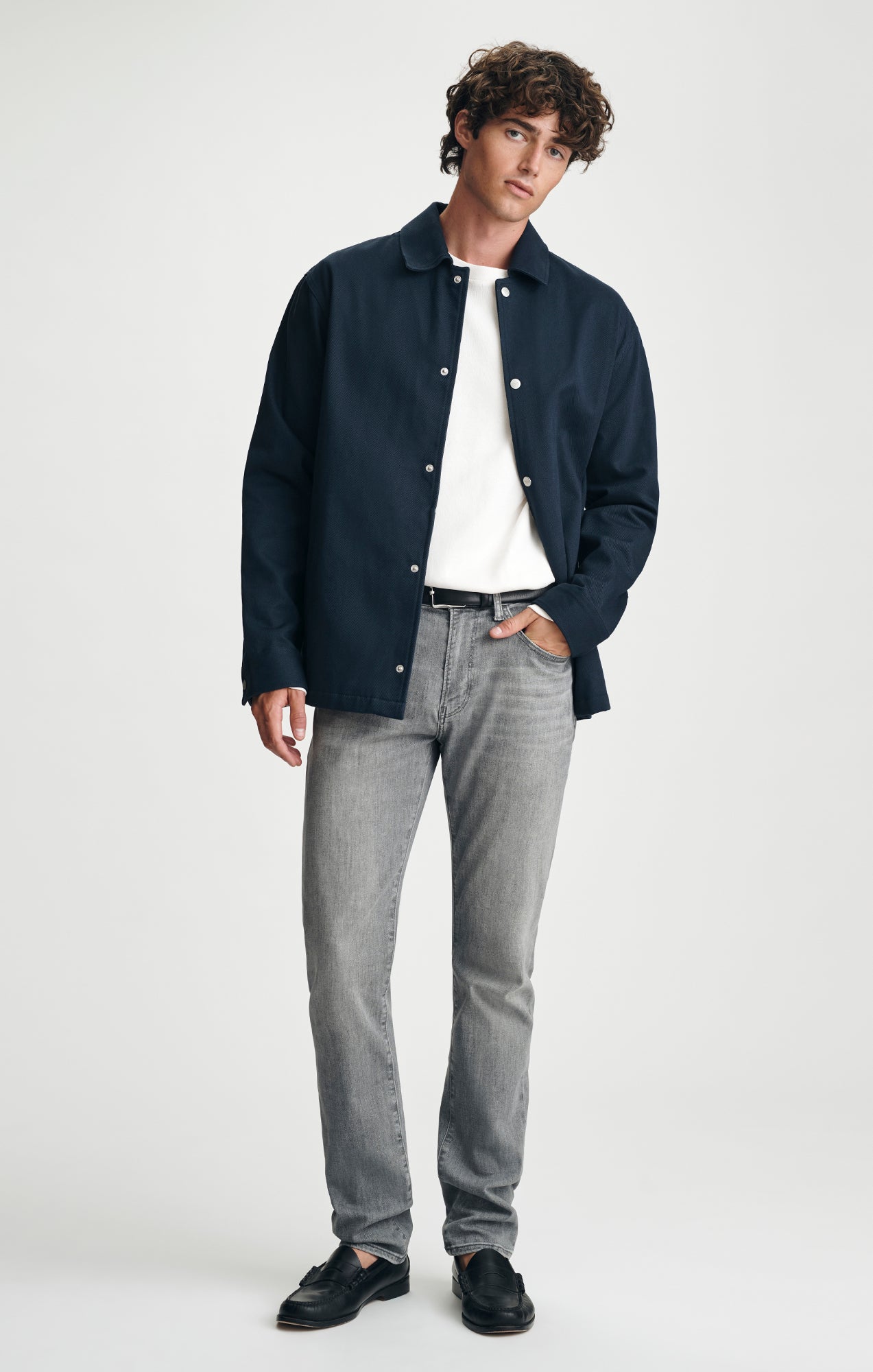 TWILL OVERSHIRT IN TOTAL ECLIPSE