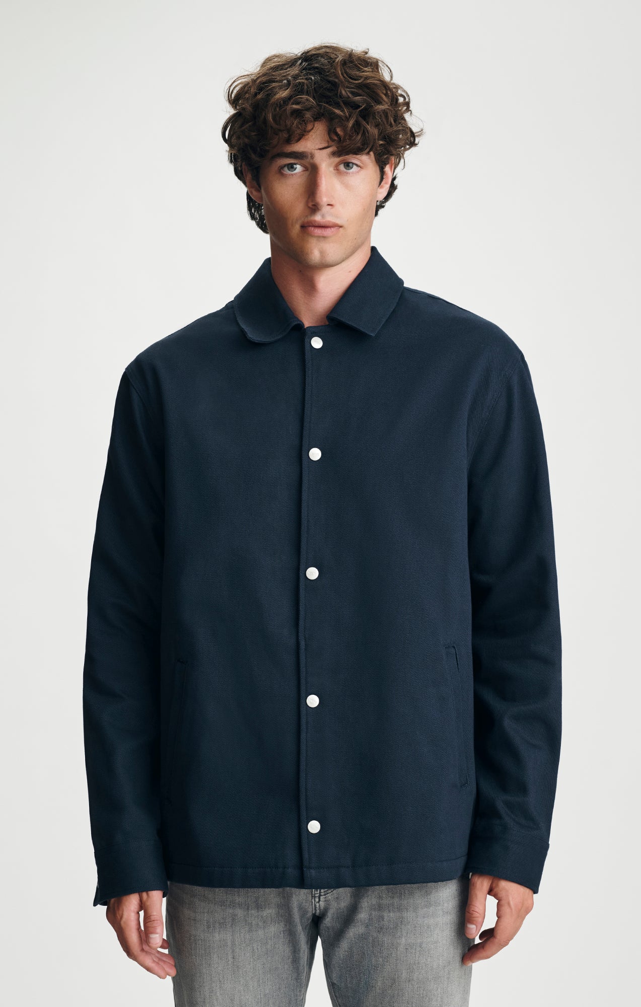 TWILL OVERSHIRT IN TOTAL ECLIPSE