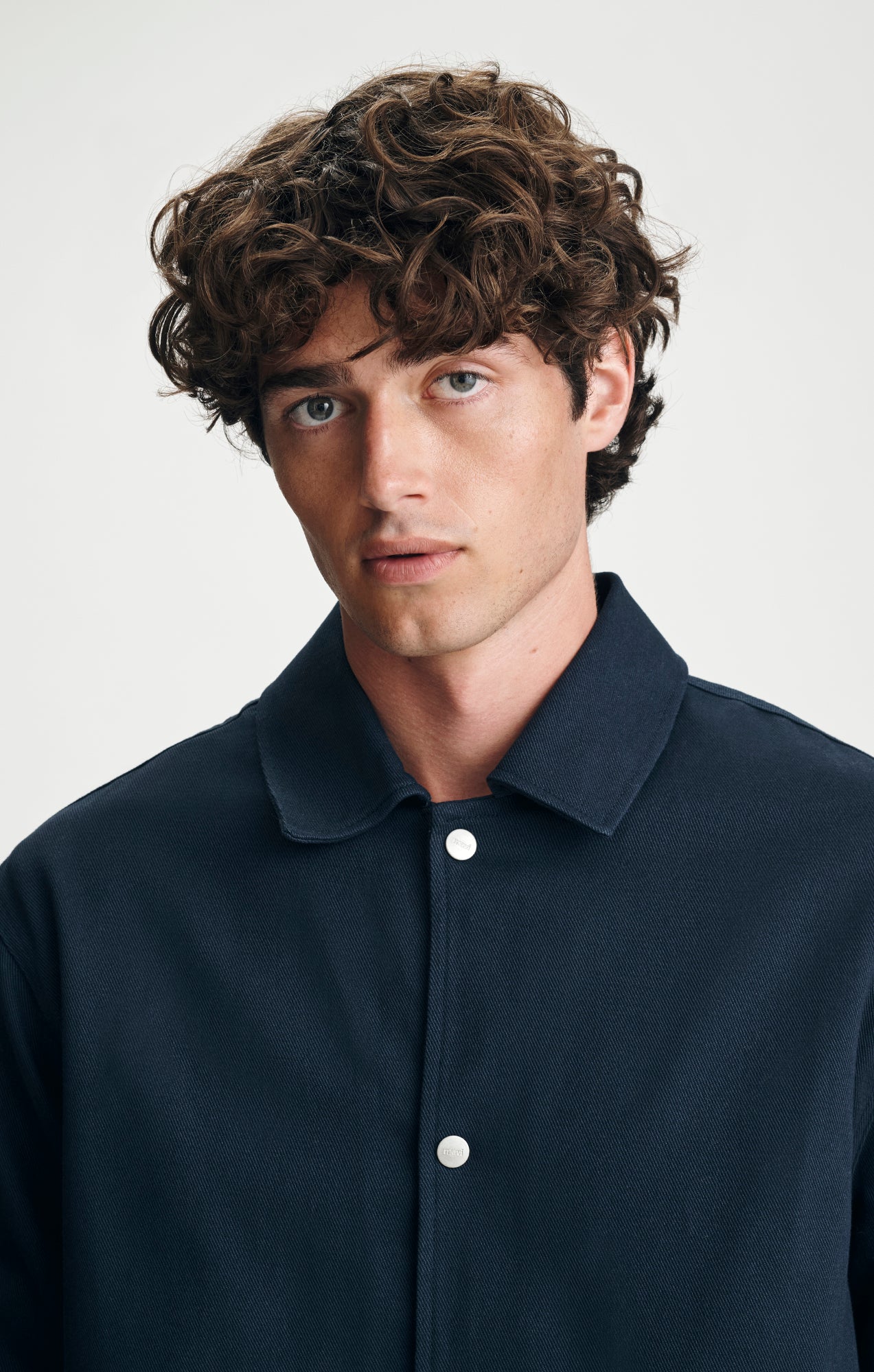 TWILL OVERSHIRT IN TOTAL ECLIPSE