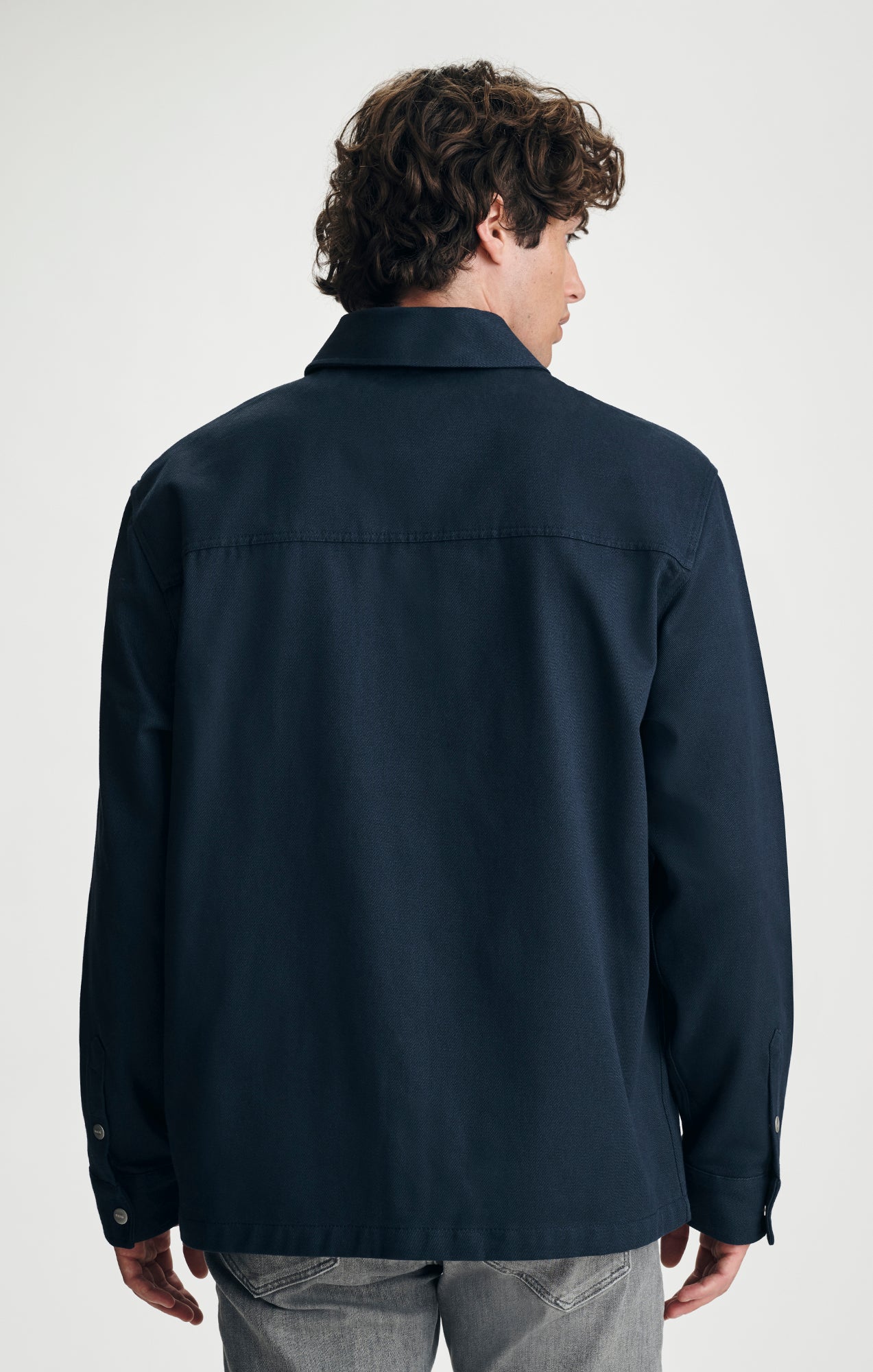 TWILL OVERSHIRT IN TOTAL ECLIPSE