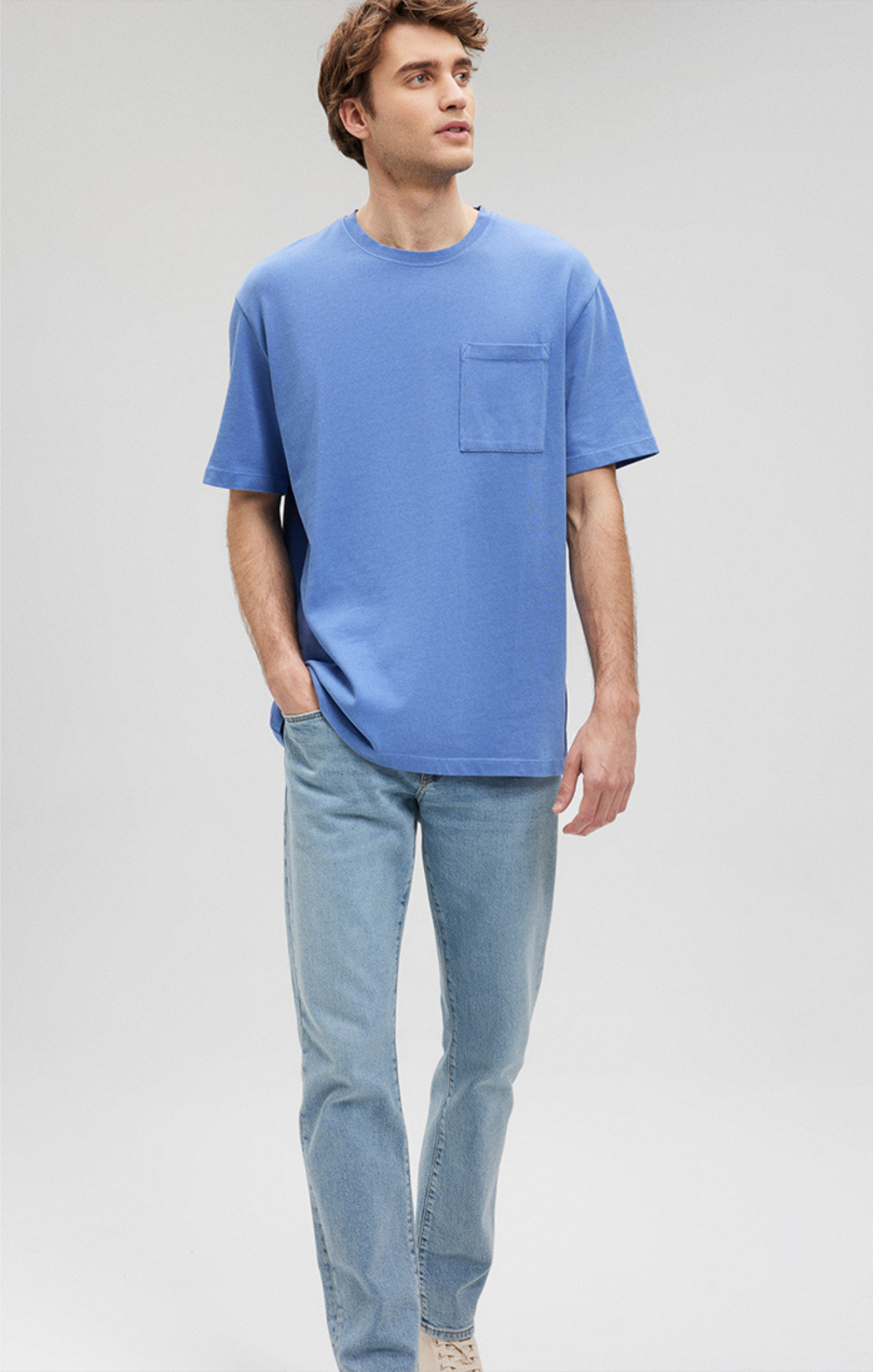 POCKET T-SHIRT IN EBB AND FLOW - Mavi Jeans