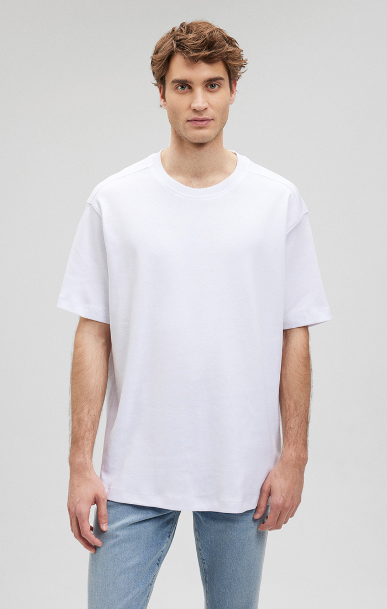 ESSENTIAL CREW NECK T-SHIRT IN WHITE - Mavi Jeans