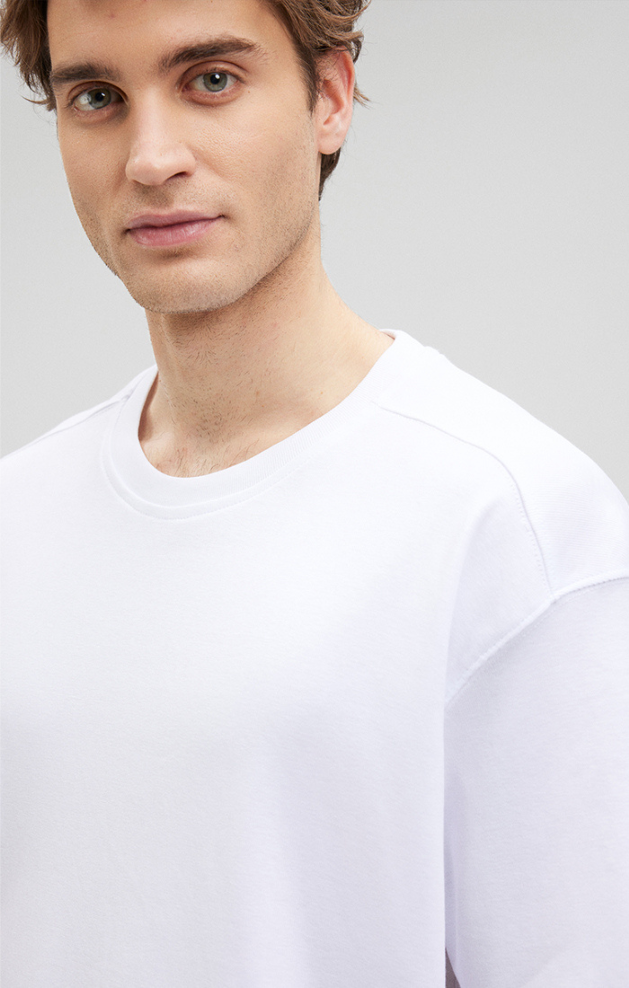 ESSENTIAL CREW NECK T-SHIRT IN WHITE - Mavi Jeans