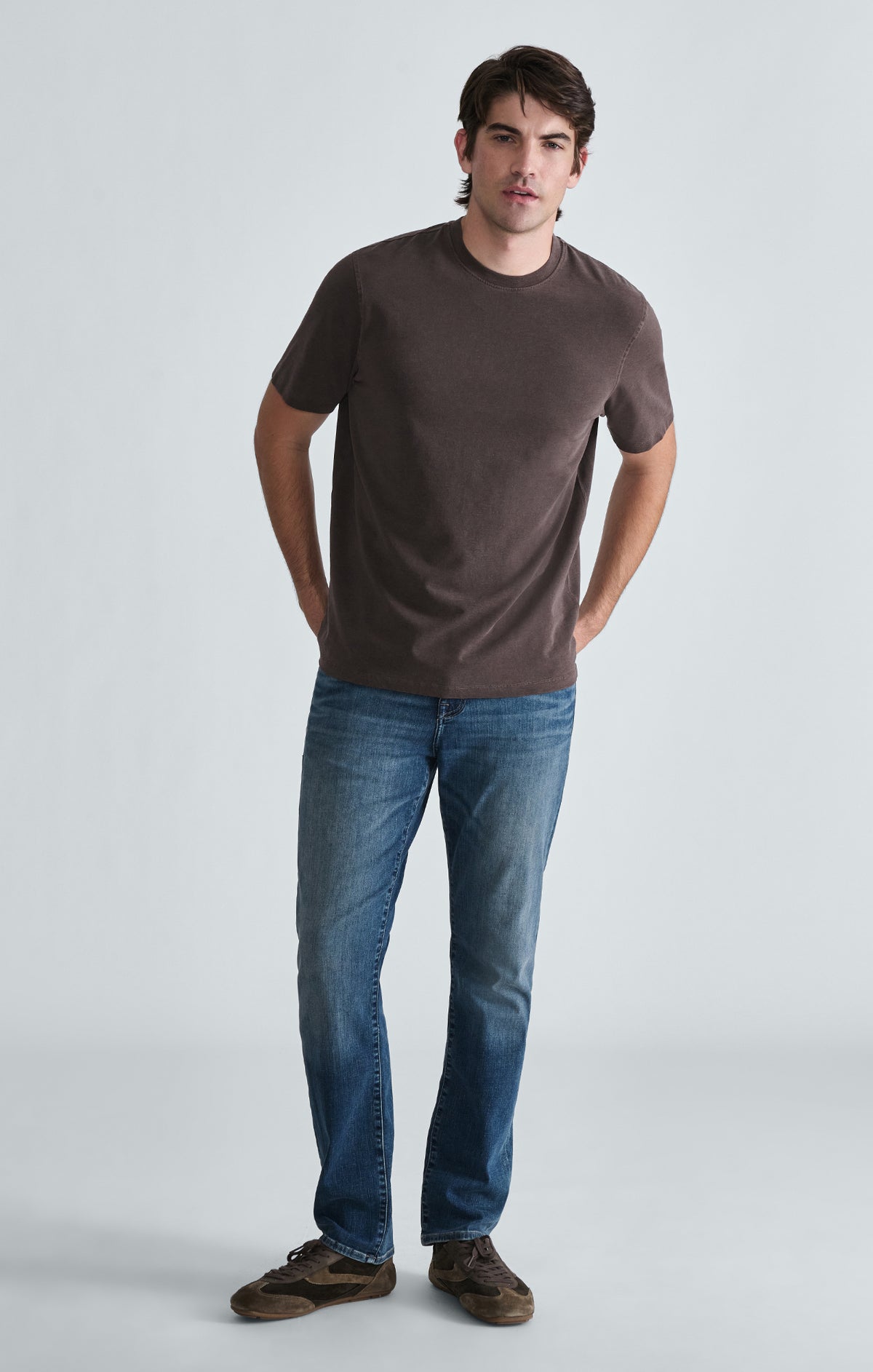 SOFT SLUB CREW NECK T-SHIRT IN JAVA - Mavi Jeans