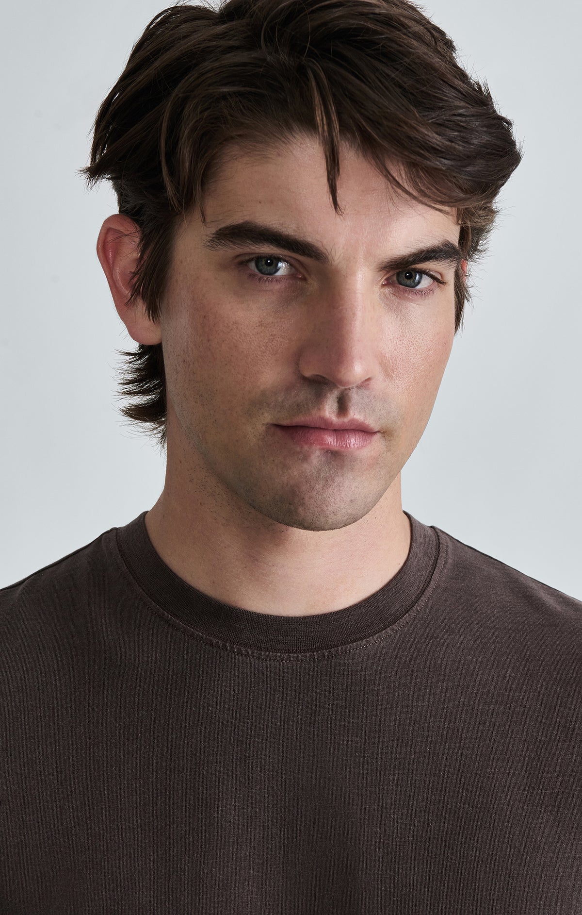 SOFT SLUB CREW NECK T-SHIRT IN JAVA - Mavi Jeans