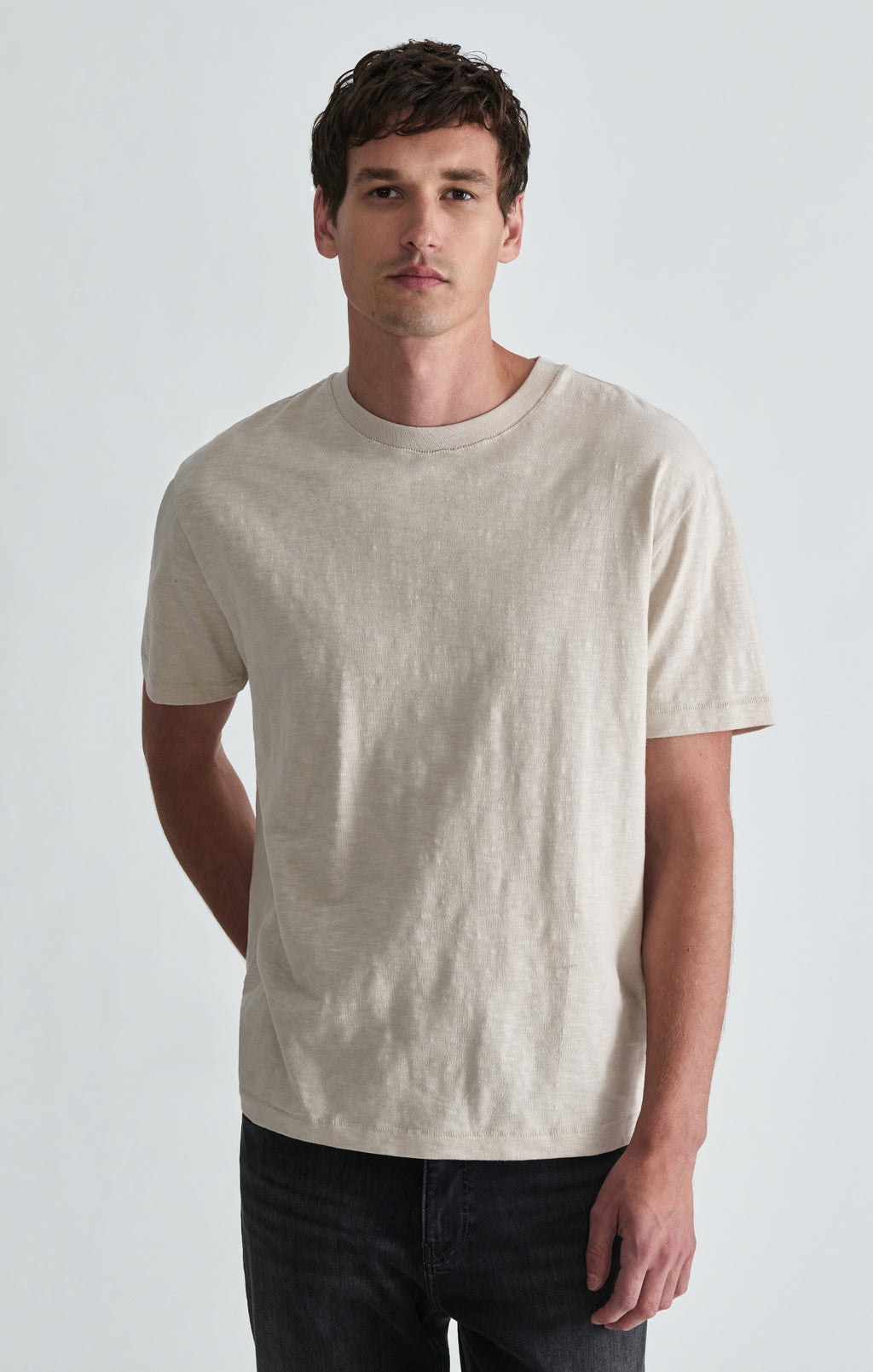 SLUB CREW NECK T-SHIRT IN MOONSTRUCK - Mavi Jeans